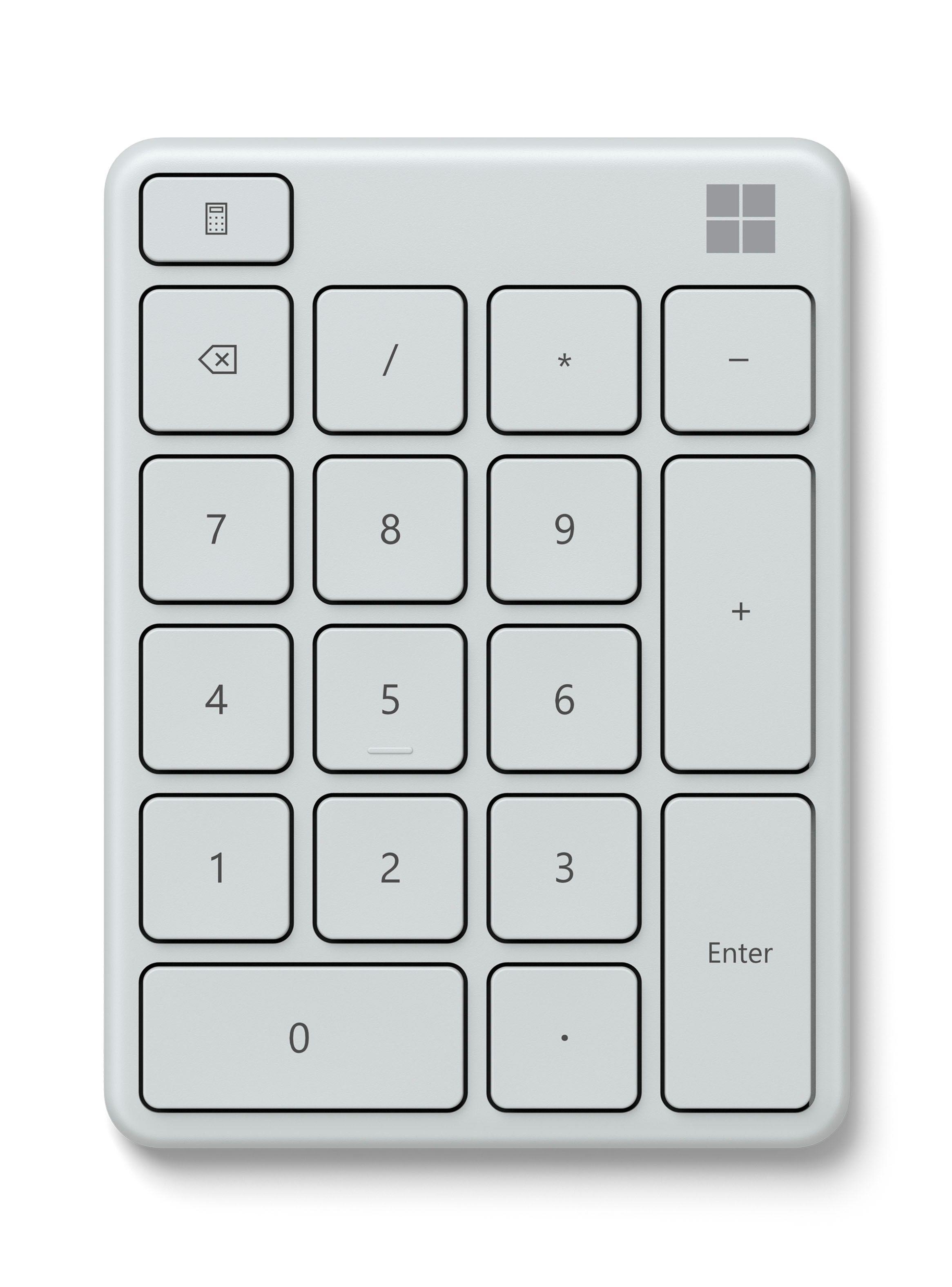 Teclado Numérico Microsoft Numberpad Blanco-0