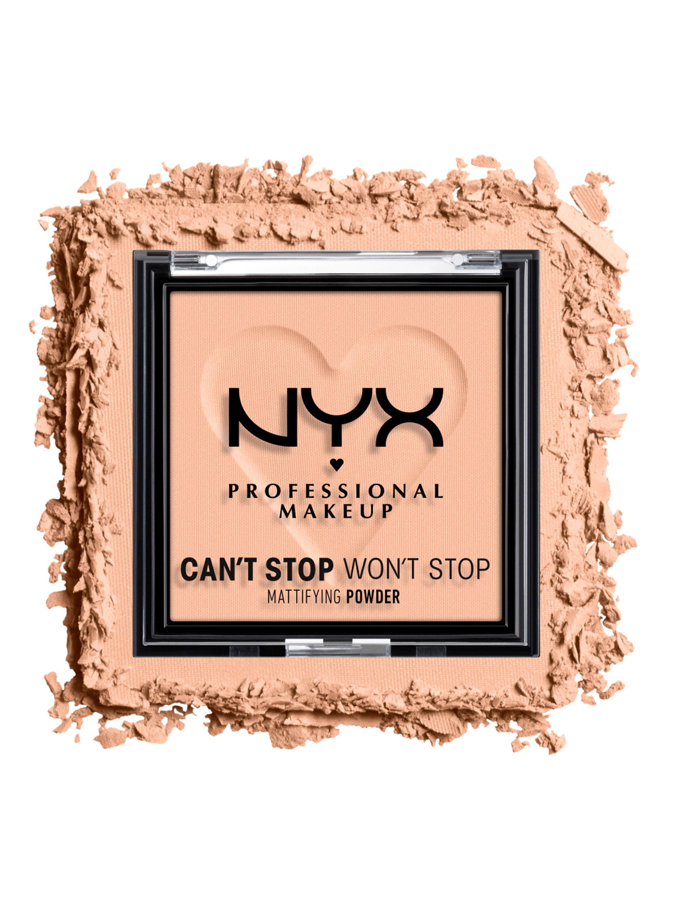 Polvo Nyx Professional Makeup Matificante Can'T Stop Won'T Stop - Light Medium-3