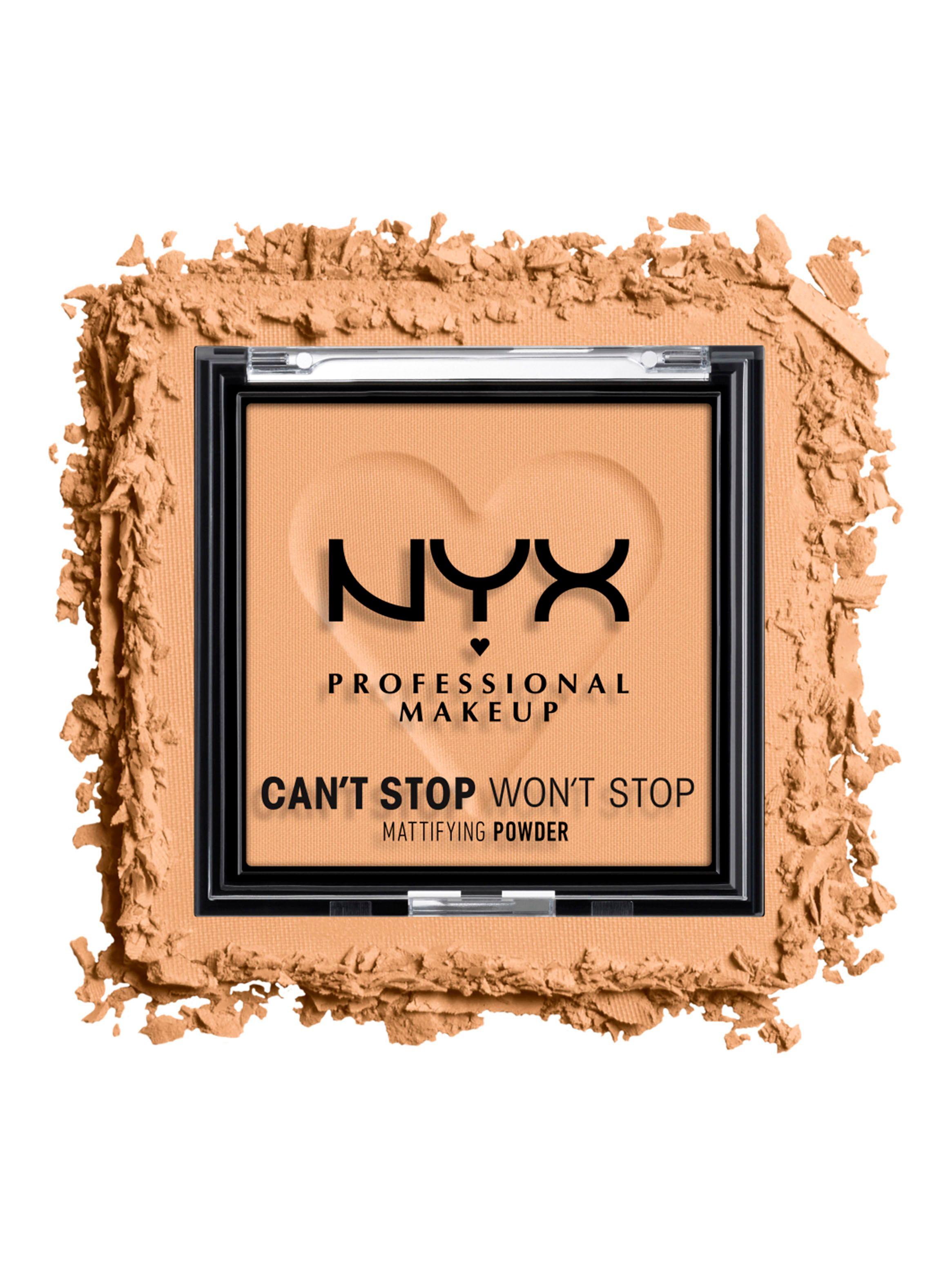 Polvo Nyx Professional Makeup Matificante Can'T Stop Won'T Stop - Golden-3