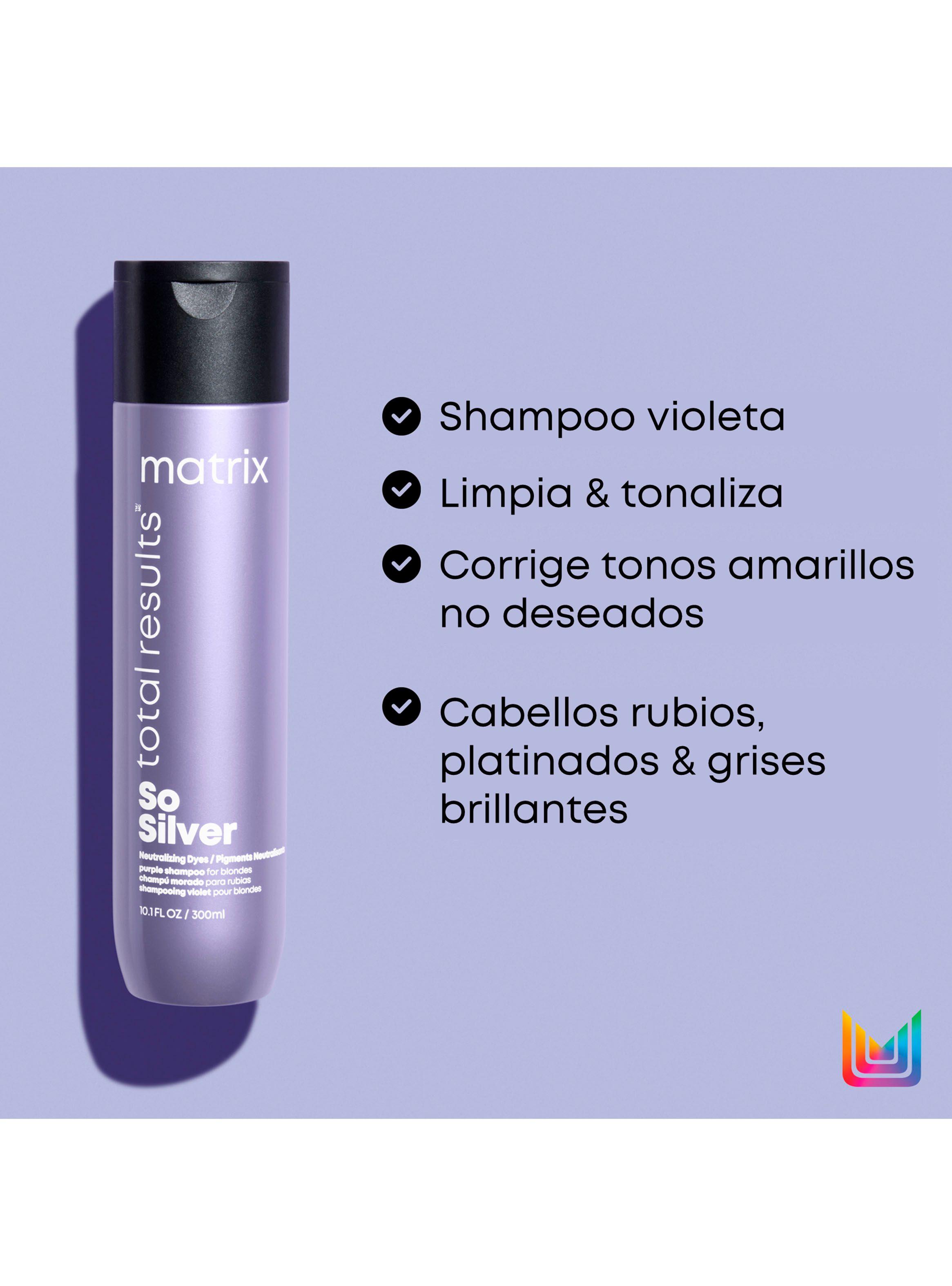 Set Matizador Rubios-Grises So Silver Shampoo Violeta 300 ml + Acondicionador 300 ml-1