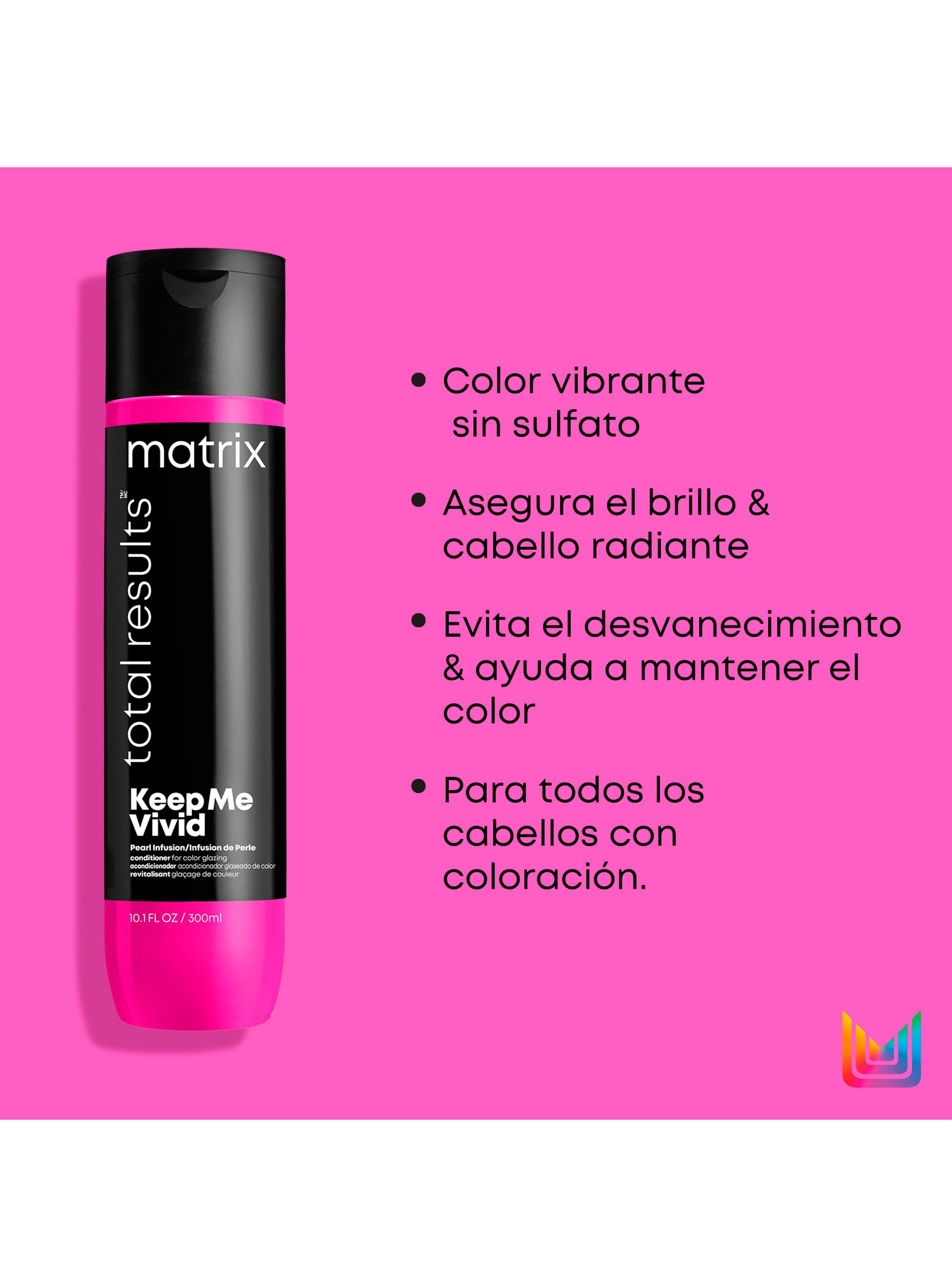 Set Cuidado Del Color Keep Me Vivid Shampoo Sin Sulfatos 300 ml +