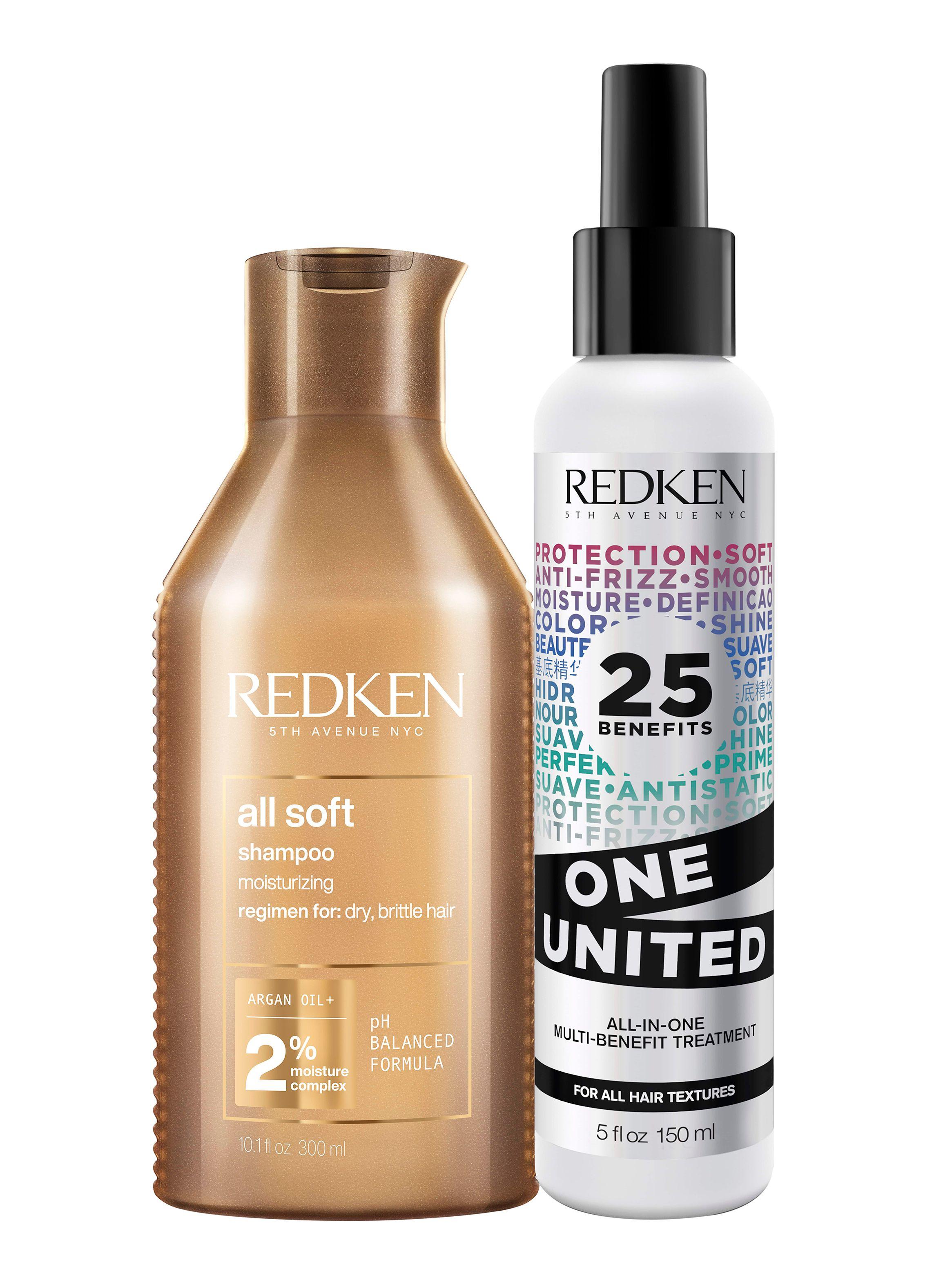Ser Hidratación All Soft Shampoo 300ml + One United 150 ml-0