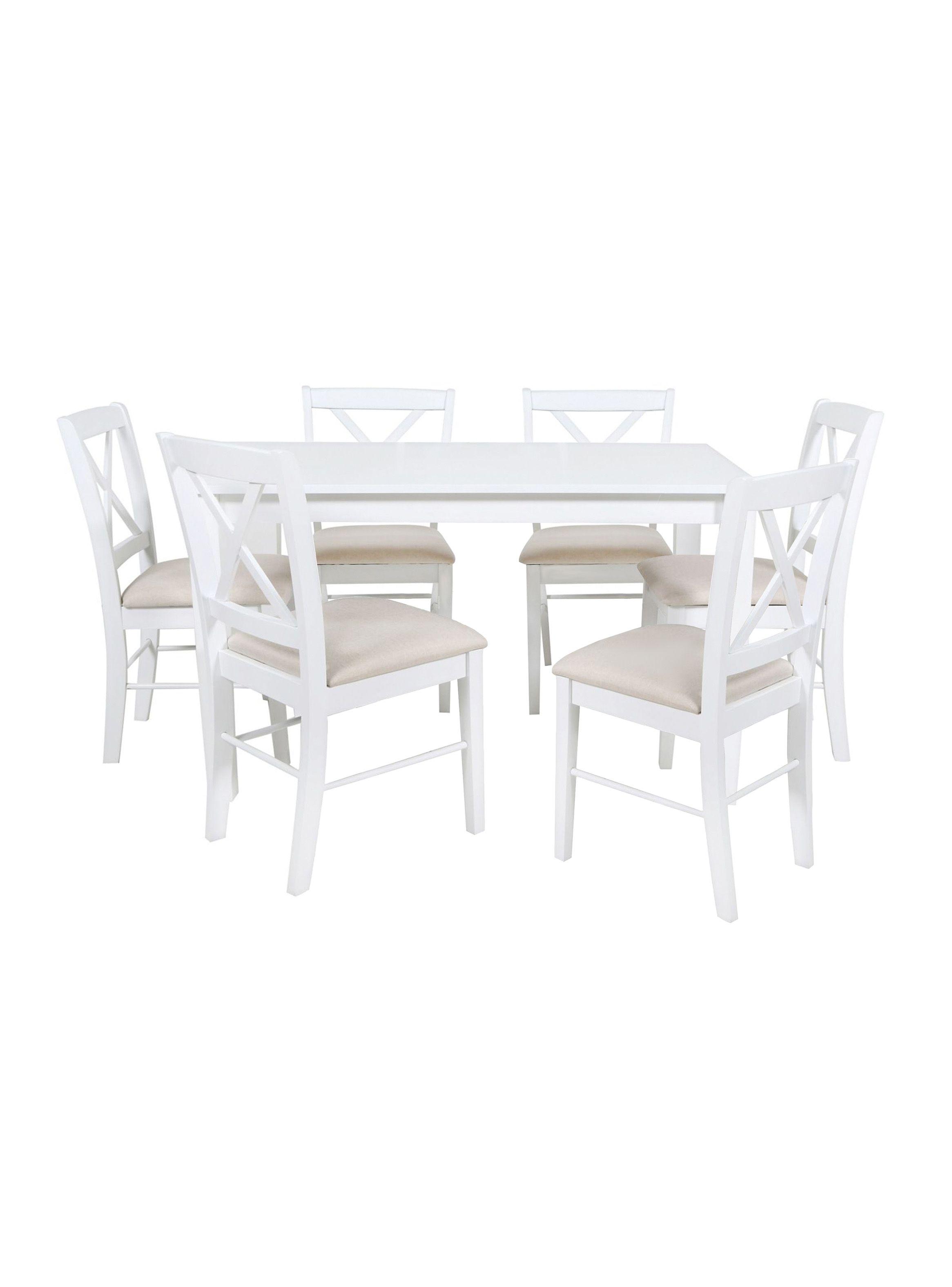 Juego de Comedor Solange + 6 Sillas-1