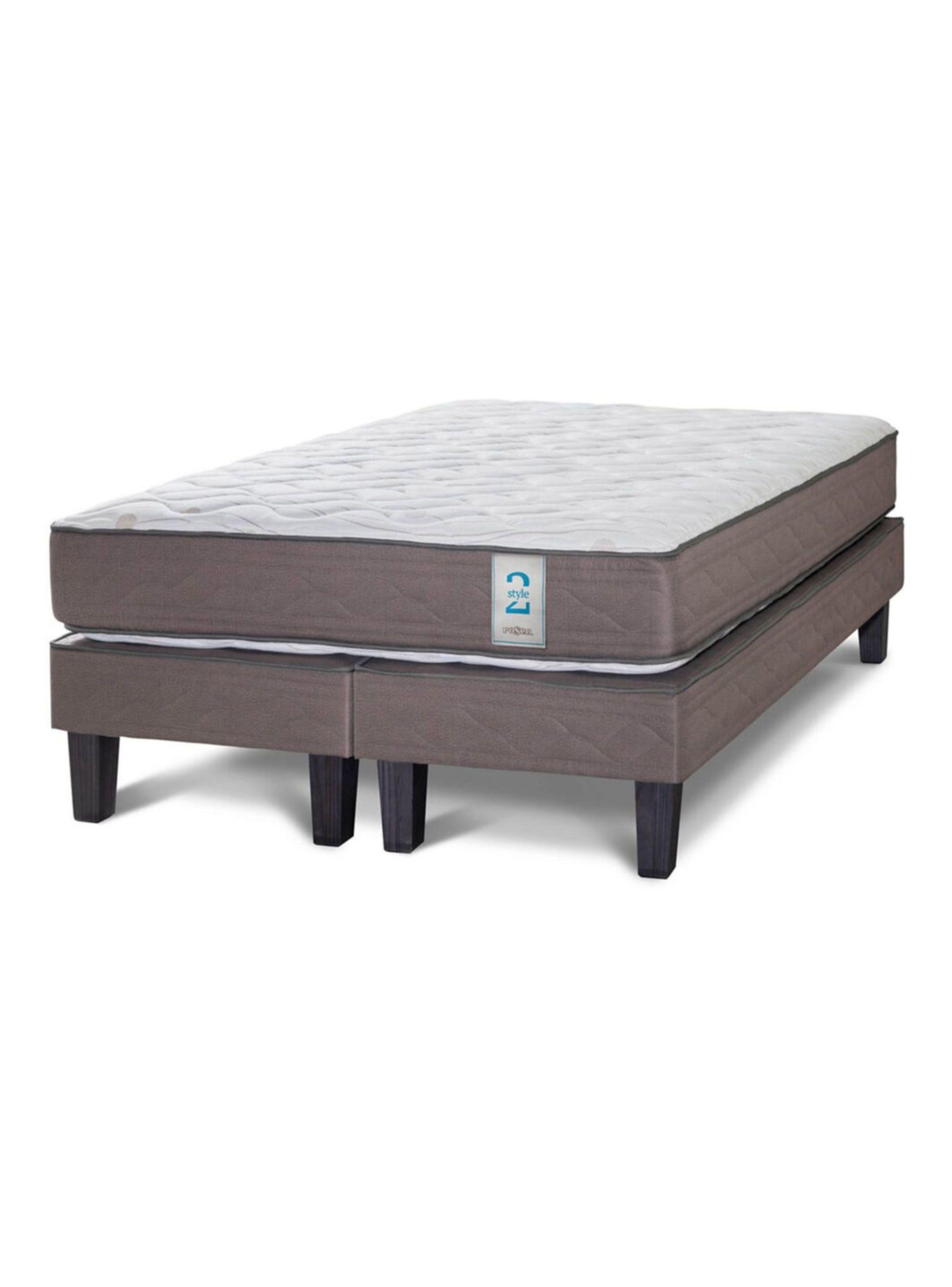 Cama Europea New Style 2 2 Plazas Base Dividida-0