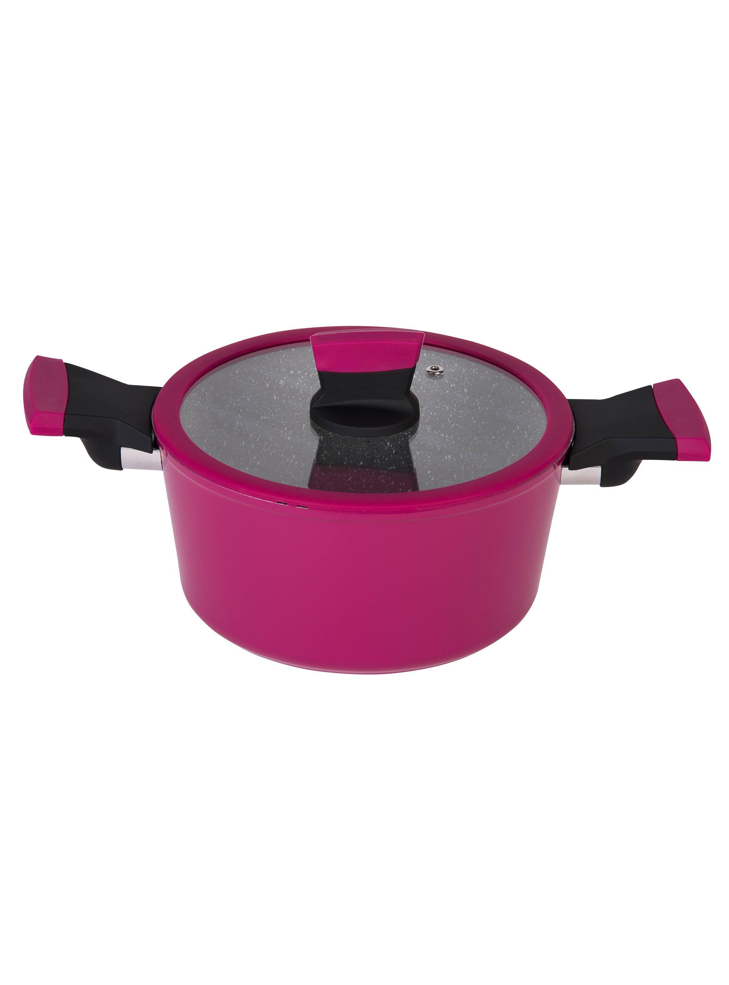 Olla Soho 20 cm con Tapa Cherry-0