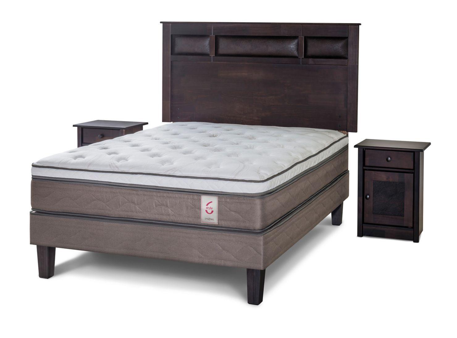 Cama Europea New Style 6 2 Plazas + Set Bilbao-0