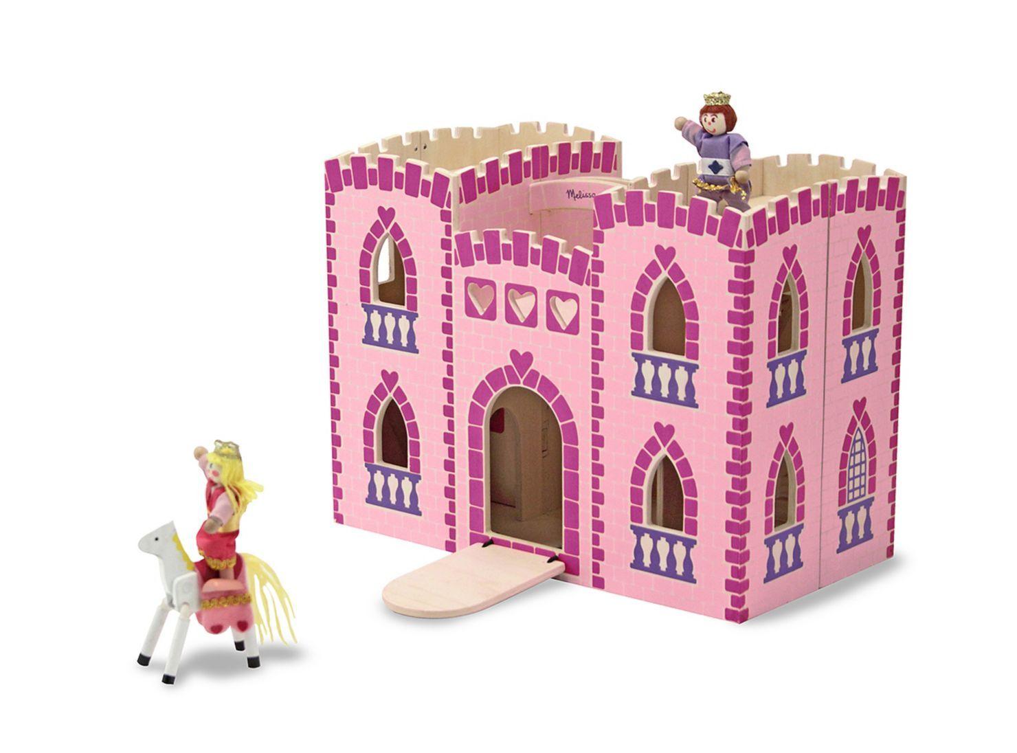 Melissa & Doug Castillo de Madera Rosado Caramba-2