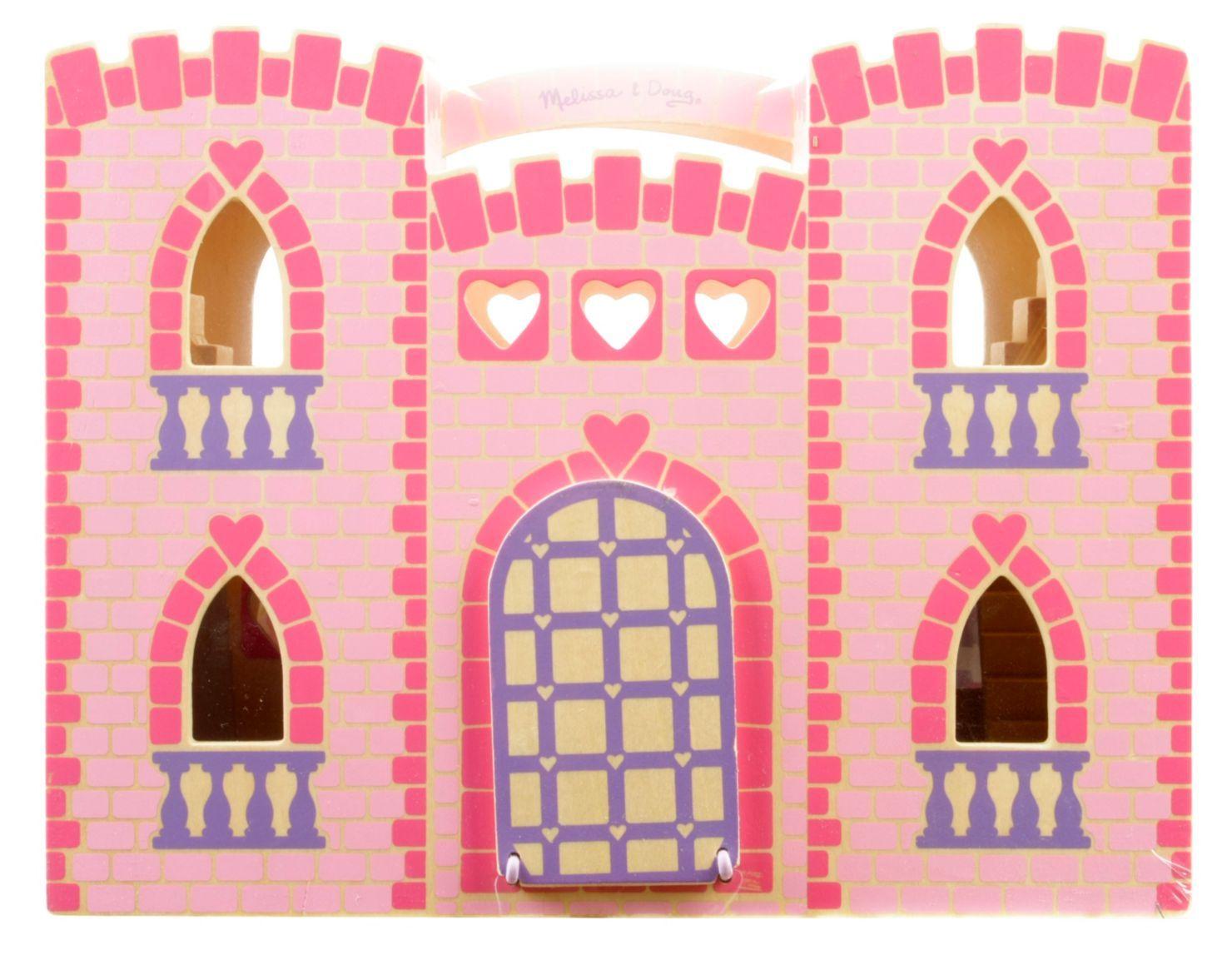 Melissa & Doug Castillo de Madera Rosado Caramba-0