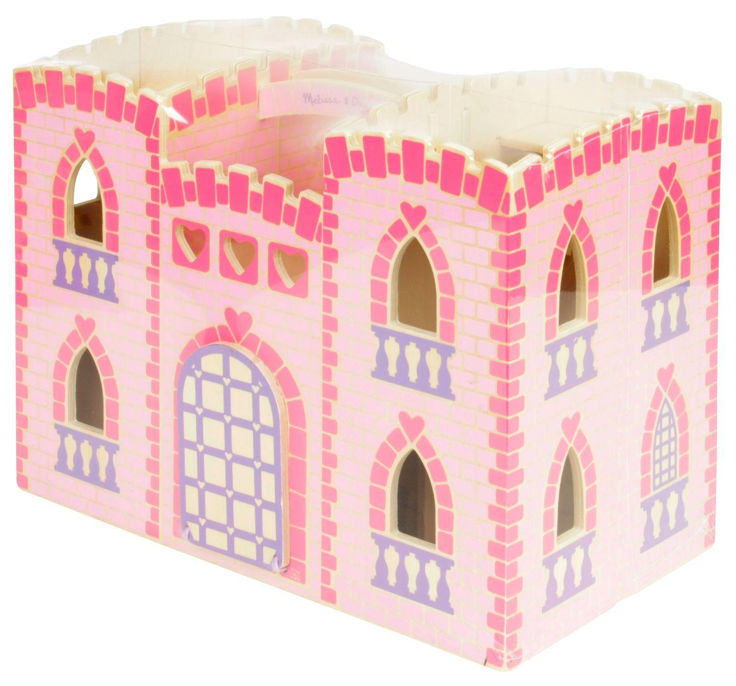 Melissa & Doug Castillo de Madera Rosado Caramba-1