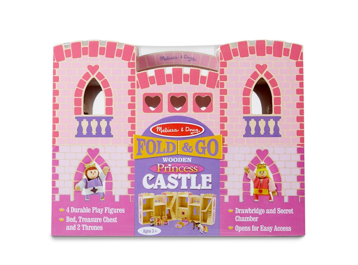 Melissa & Doug Castillo de Madera Rosado Caramba-3
