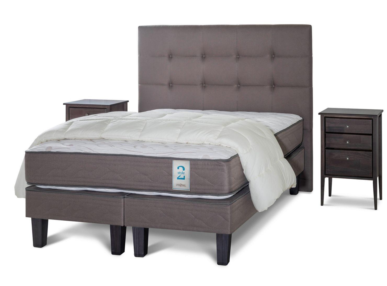 Cama Europea New Style 2 King + Set Issey + Plumón-0
