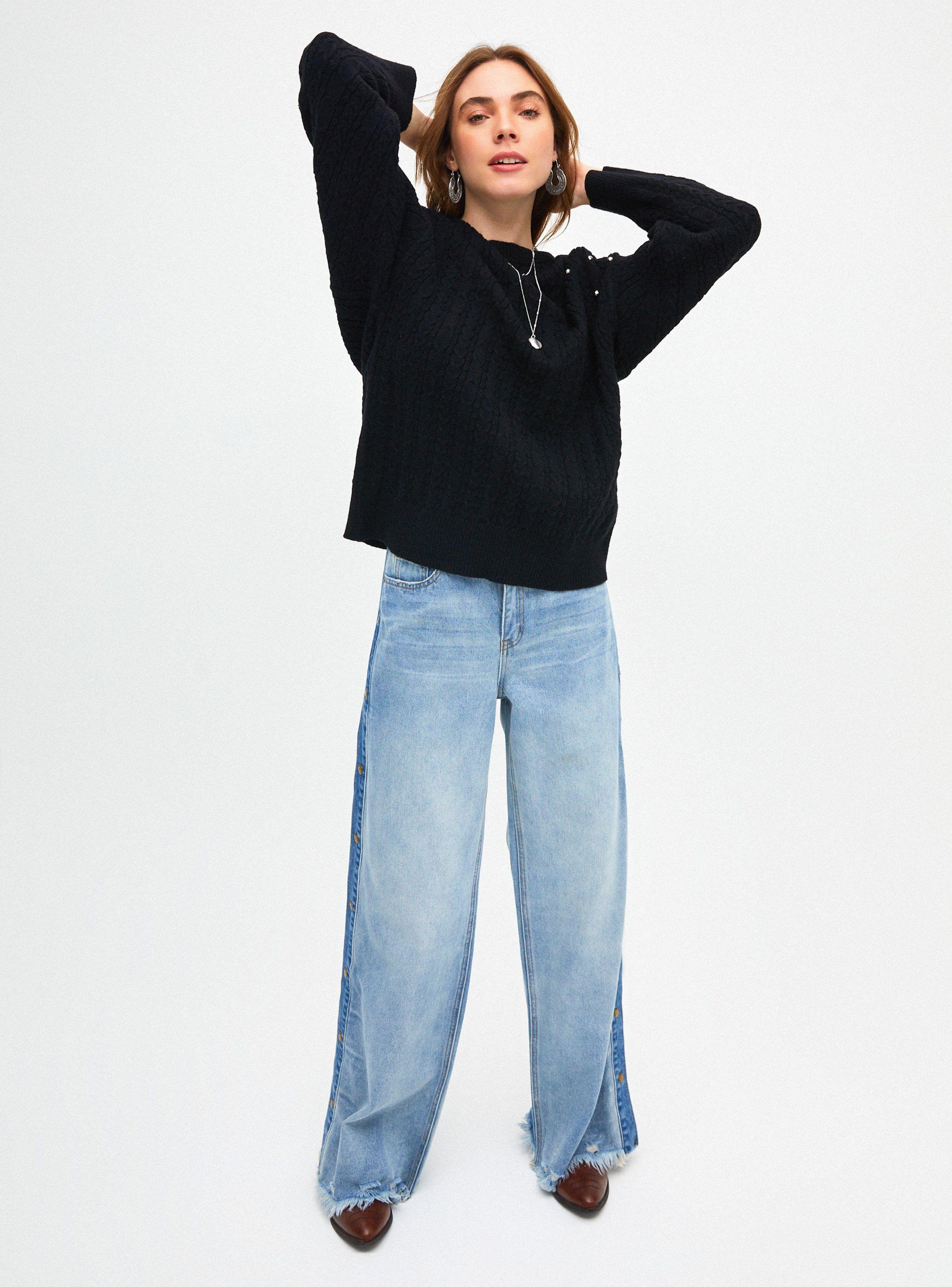 Sweater Aplicación de Tachas-3