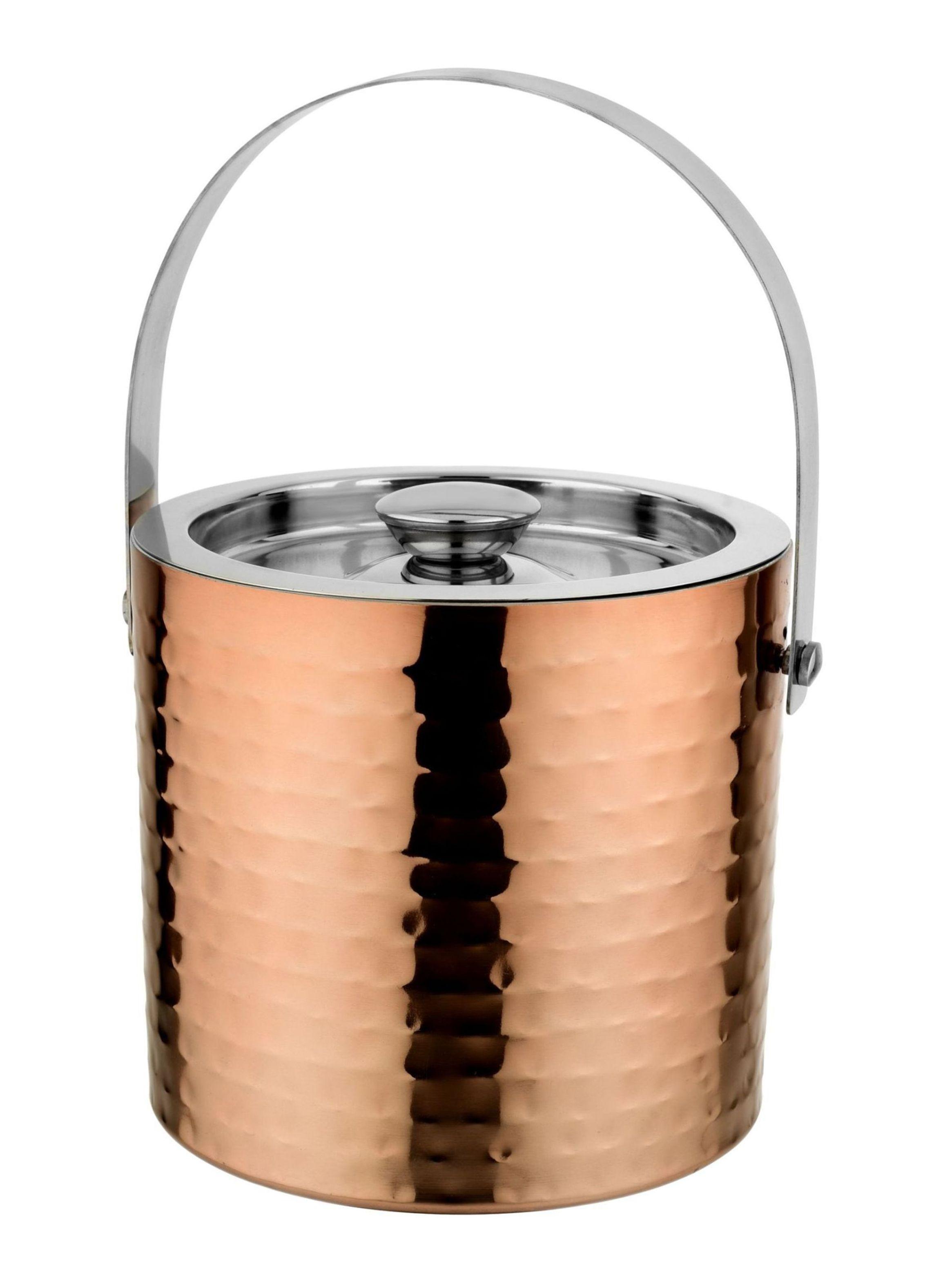 Hielera con Tapa Rosegold Martillado-0