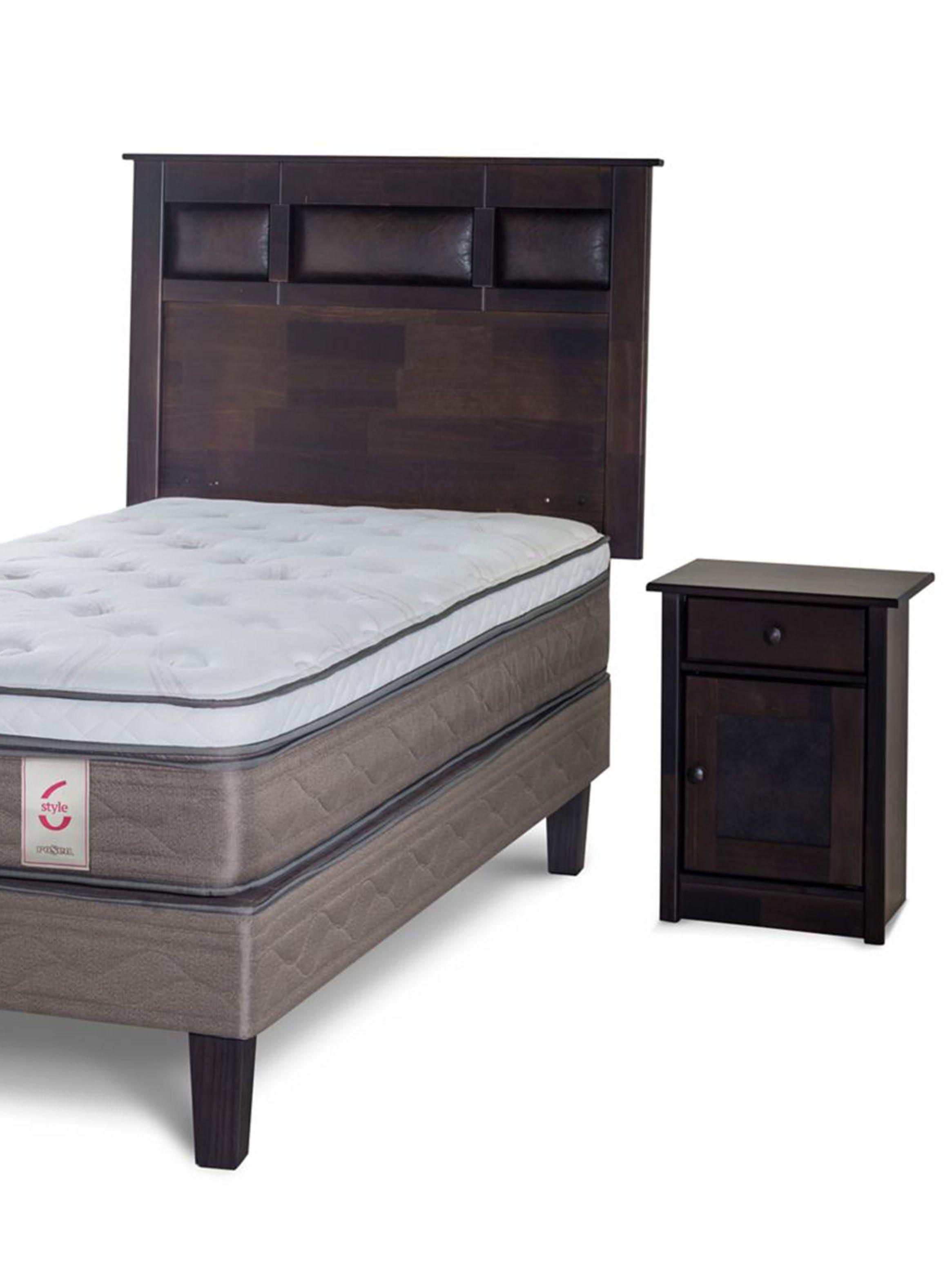 Cama Europea New Style 6 1.5 Plazas + Set Bilbao-1