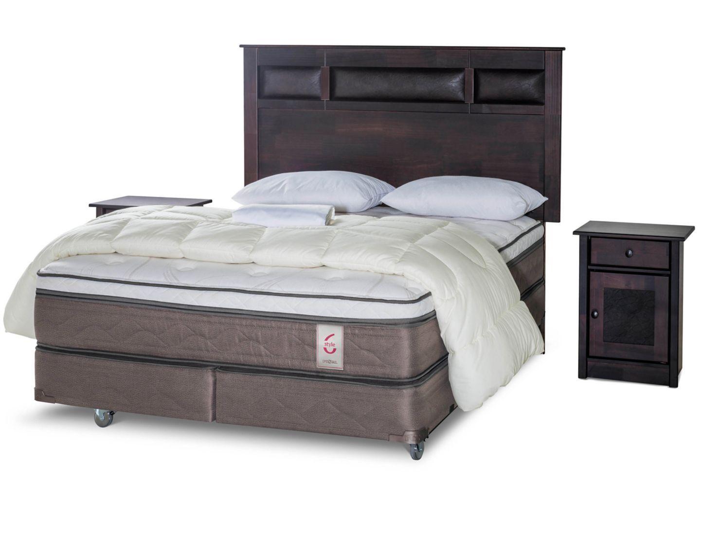 Box Spring New Style 6 King + Set Bilbao + Set Textil-0