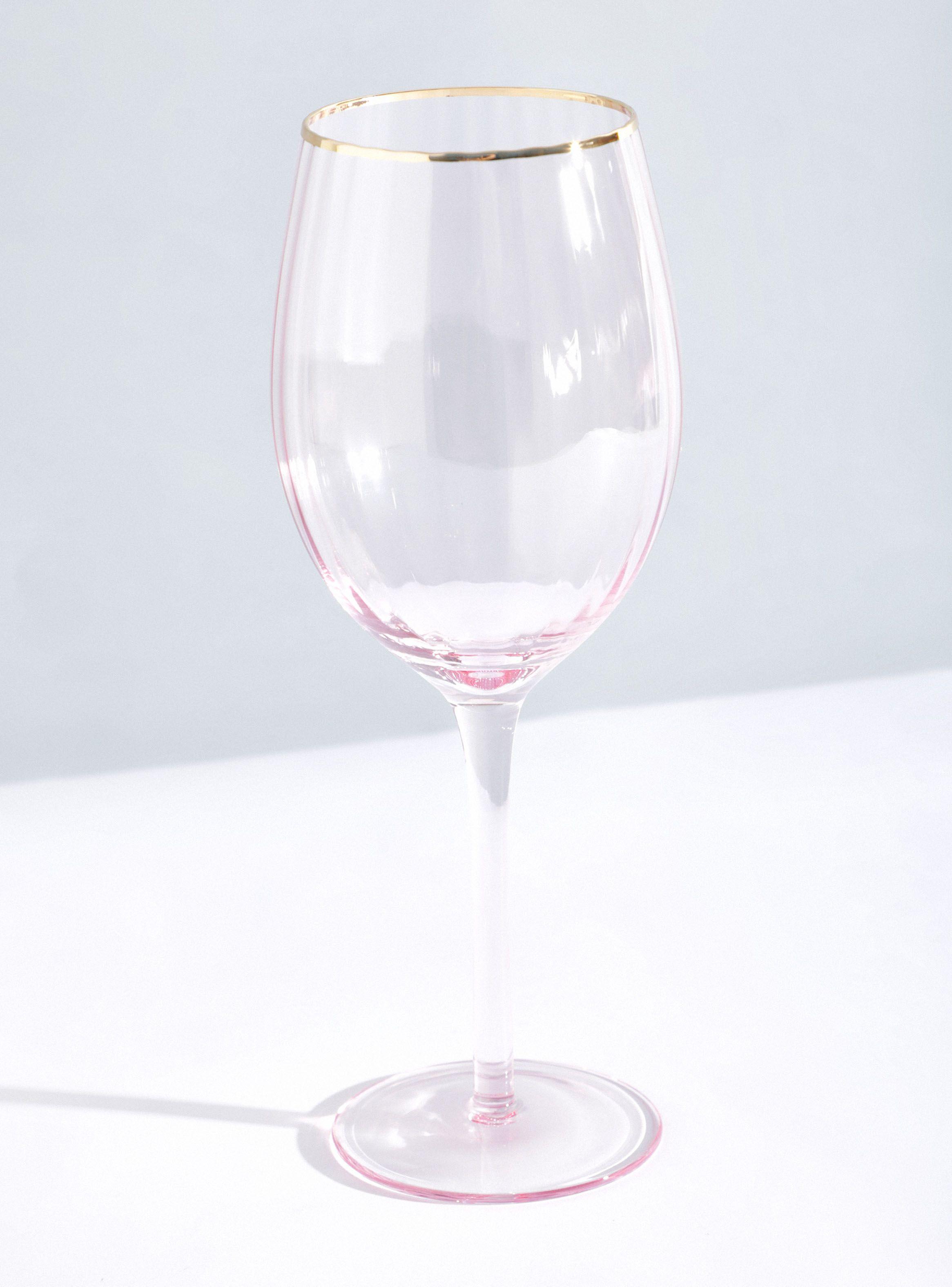 Set 4 Copas Vino Rose Gold-1