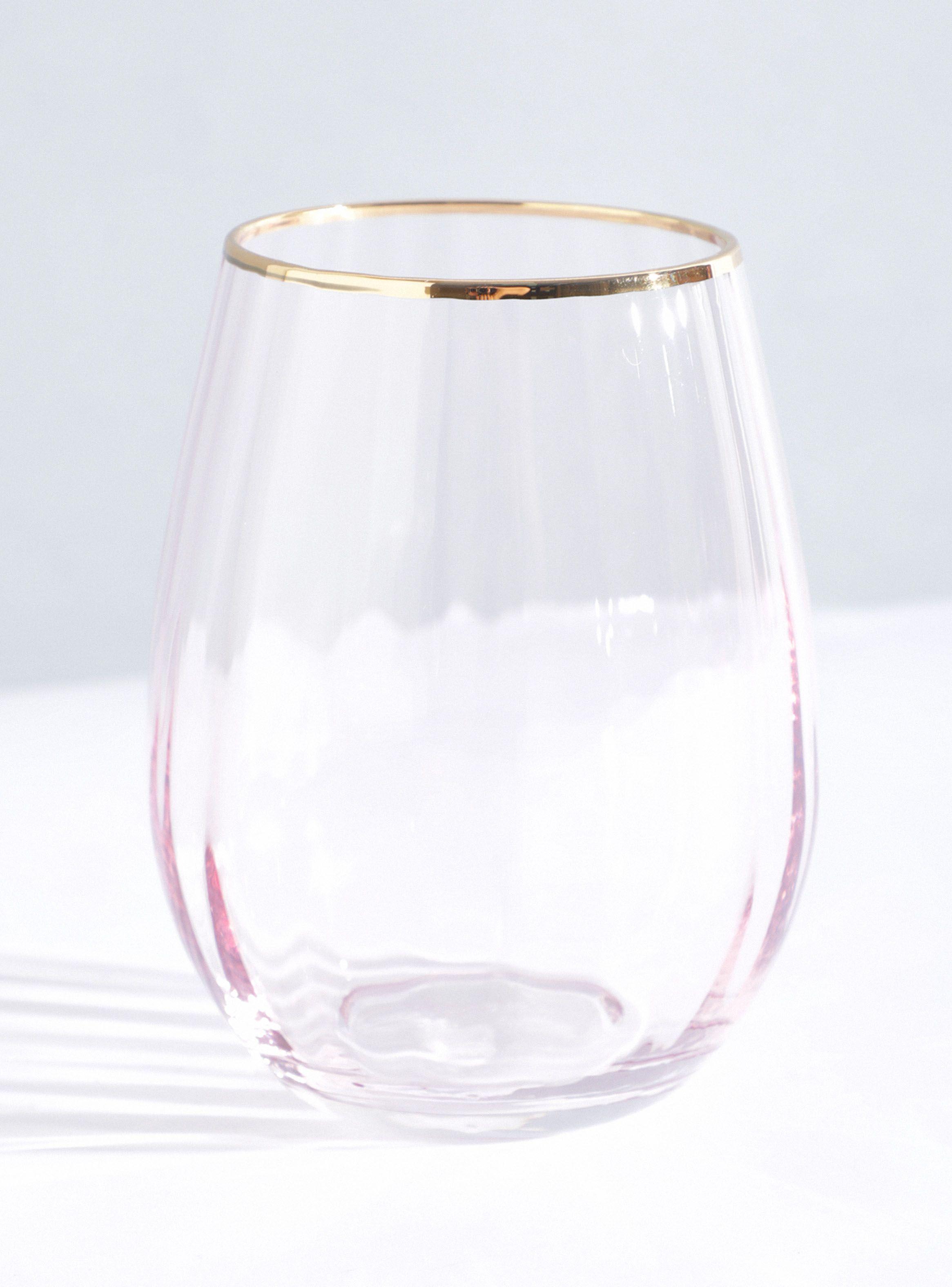 Set 4 Vasos Tumbler Rosa Gold-1