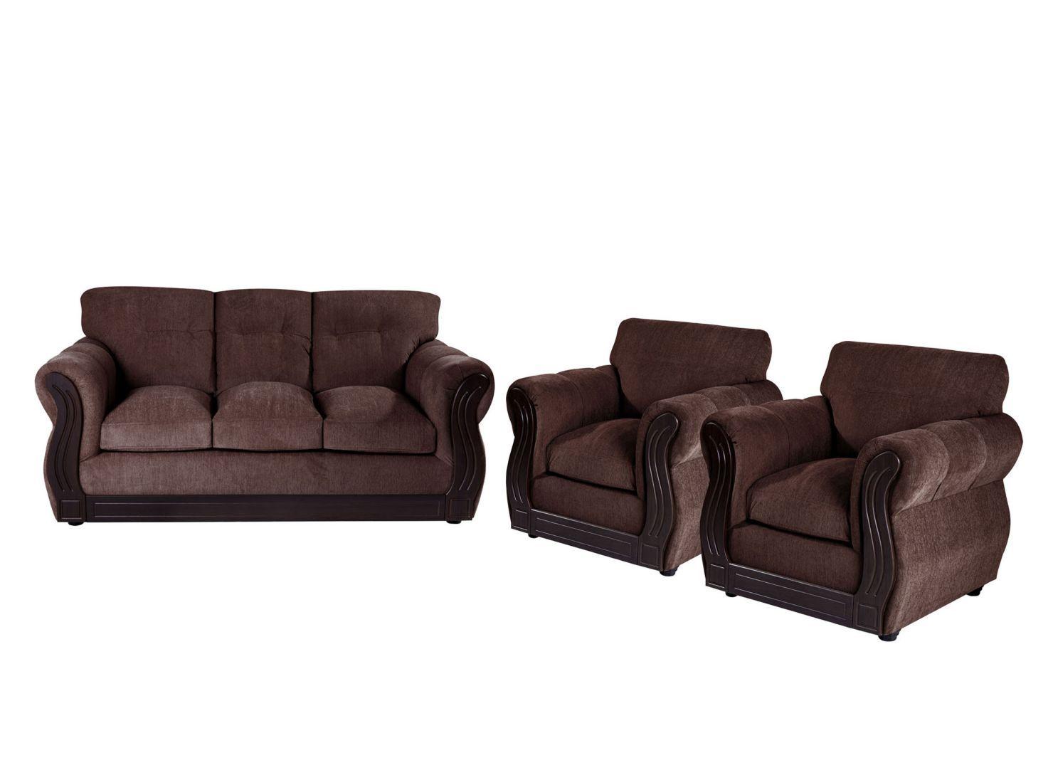 Juego de Living Montreal Sofá 3C + Sillones 1C Attimo-1