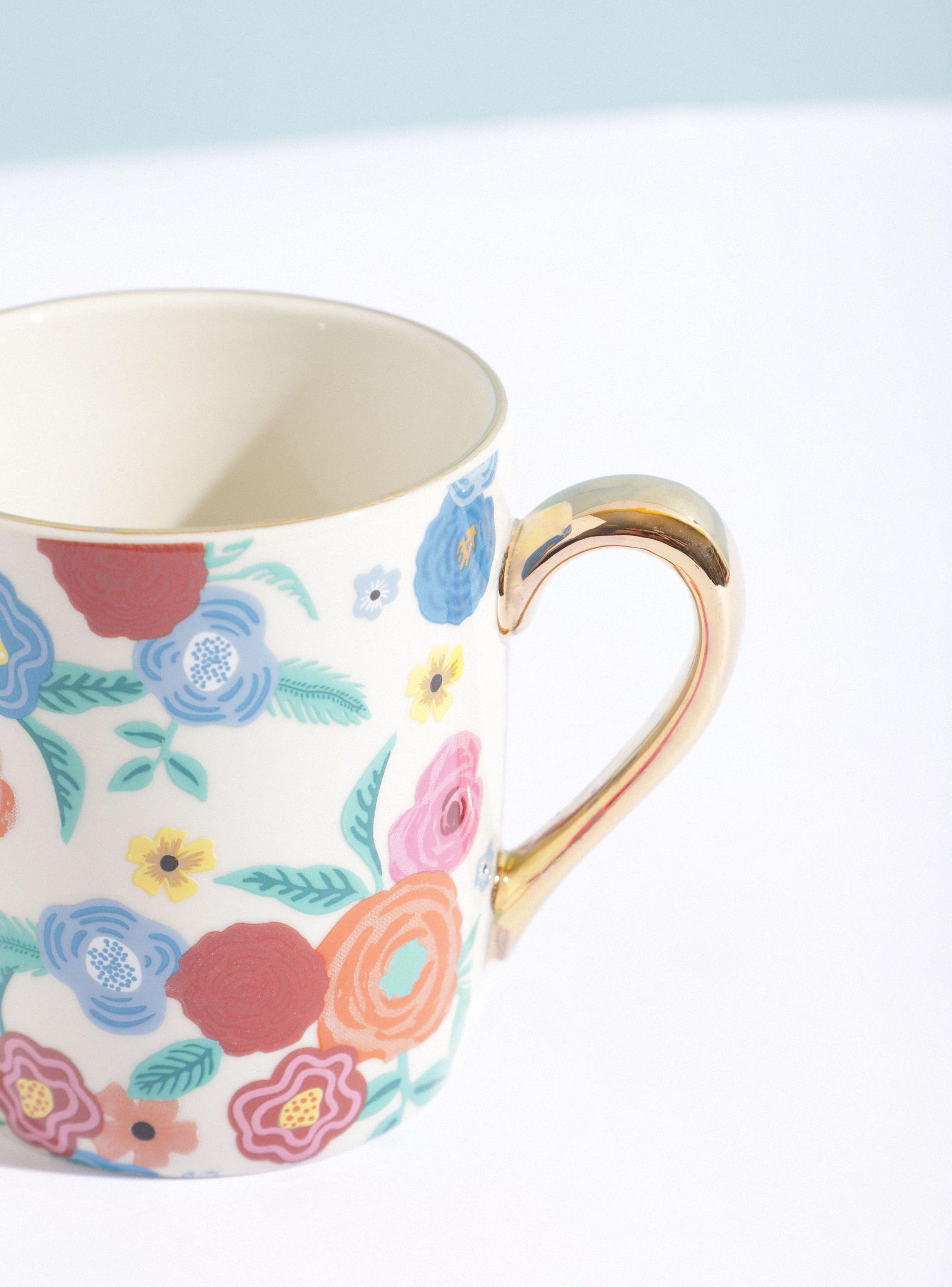 Mug Flower Kitch Cerámica 300 ml Umbrale Home-2