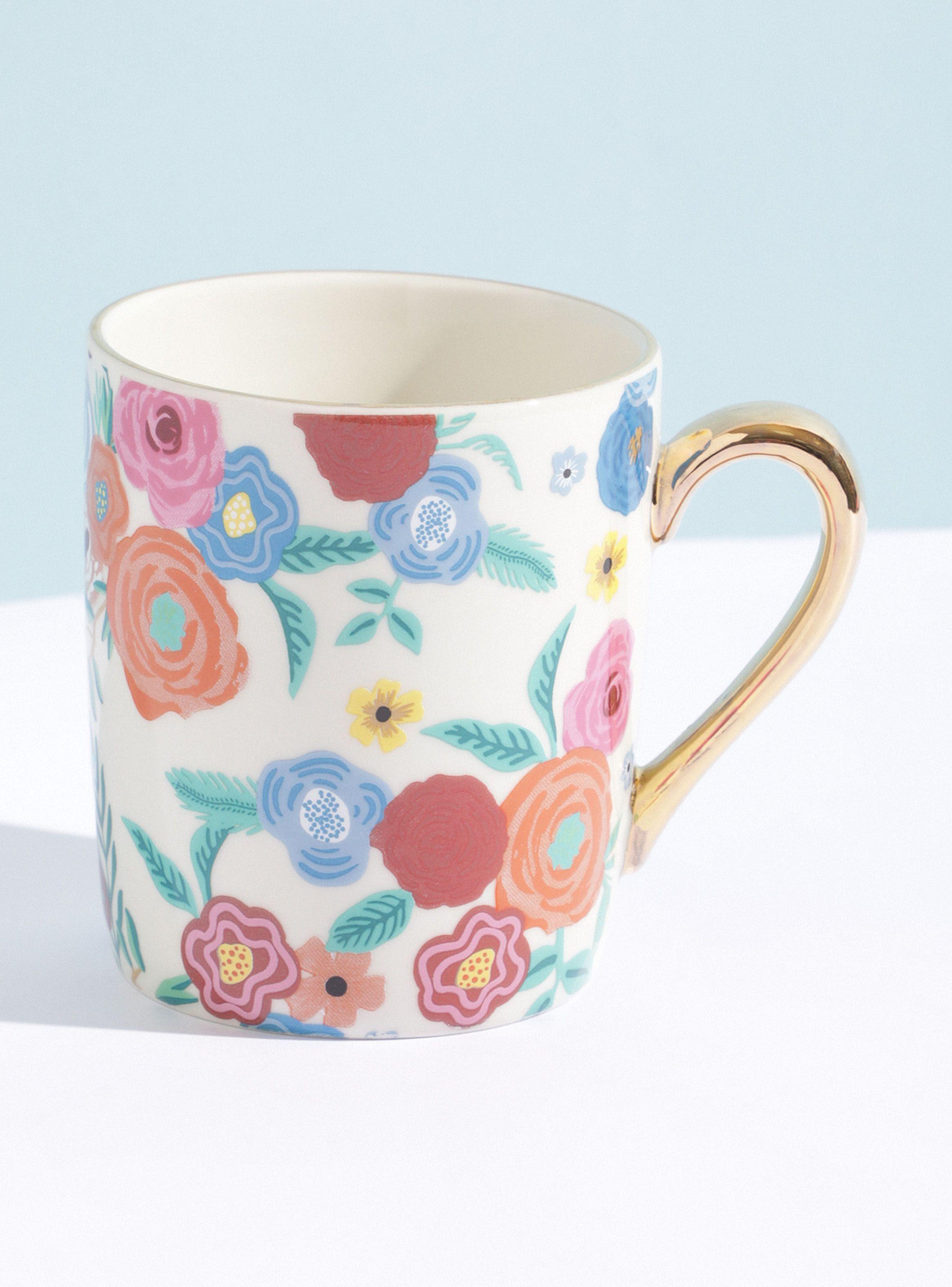 Mug Flower Kitch Cerámica 300 ml Umbrale Home-0