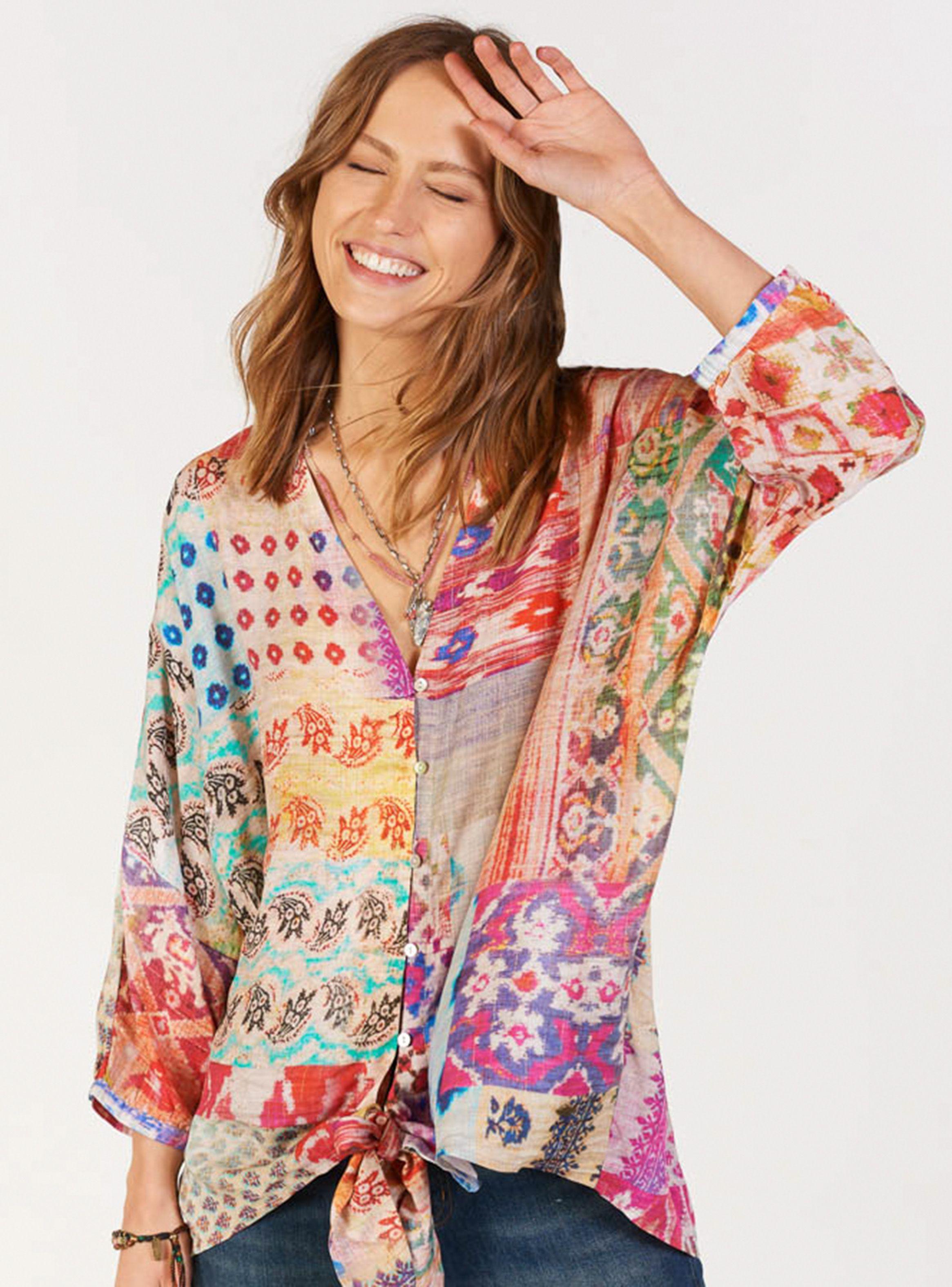 Blusa Larga Estampada Umbrale Woman-0