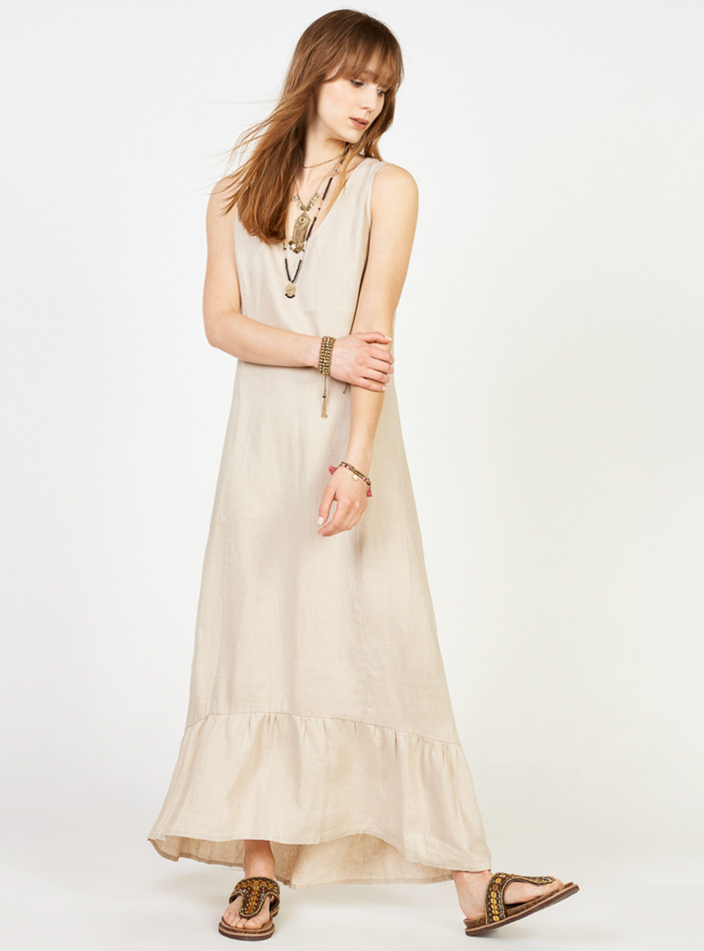 Vestido Largo Lino Umbrale Woman-1