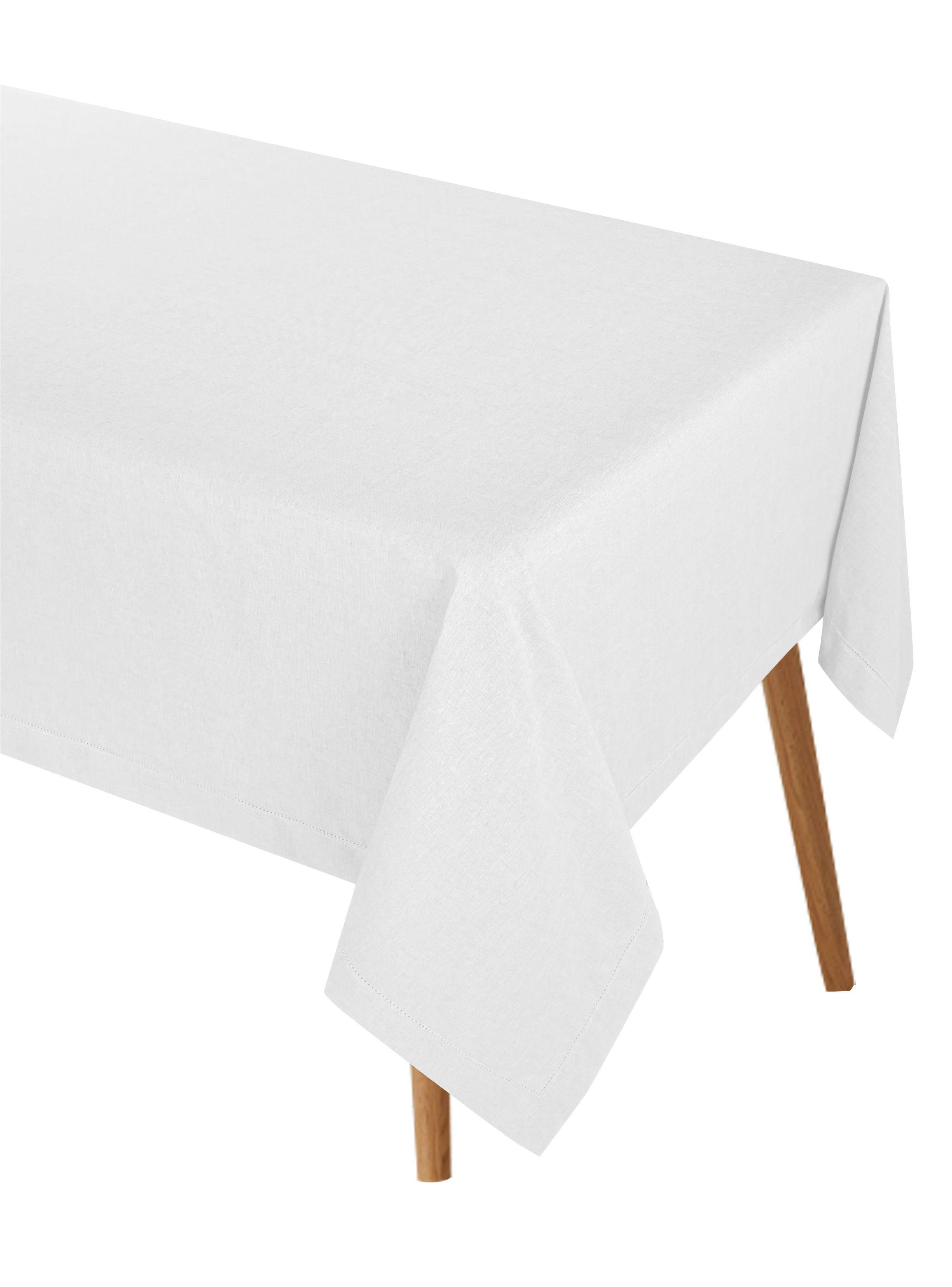 Mantel Sarah Miller Lino Blanco 160X260-0