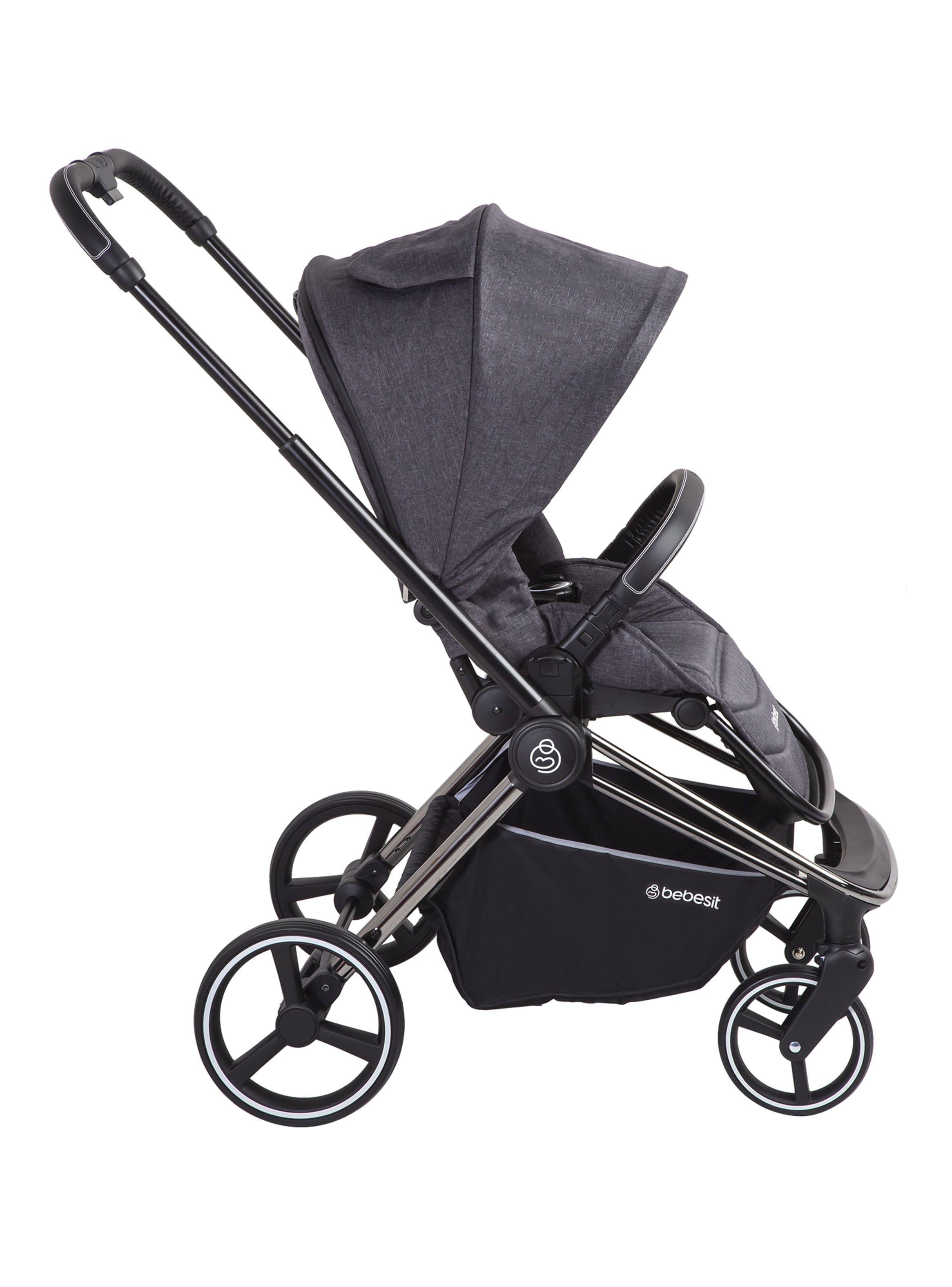 Coche Travel System Sonic Negro Bebesit-3