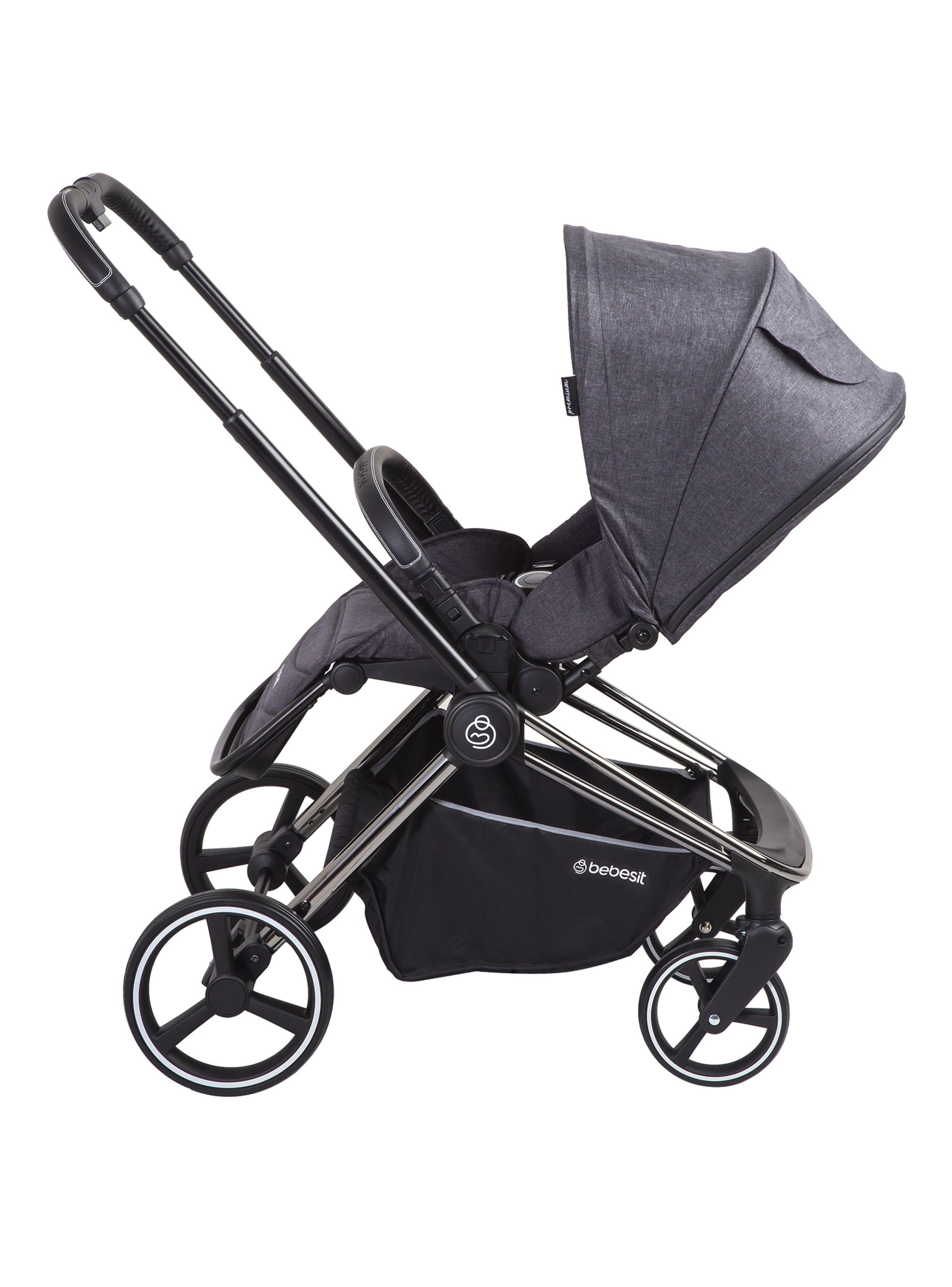 Coche Travel System Sonic Negro Bebesit-2