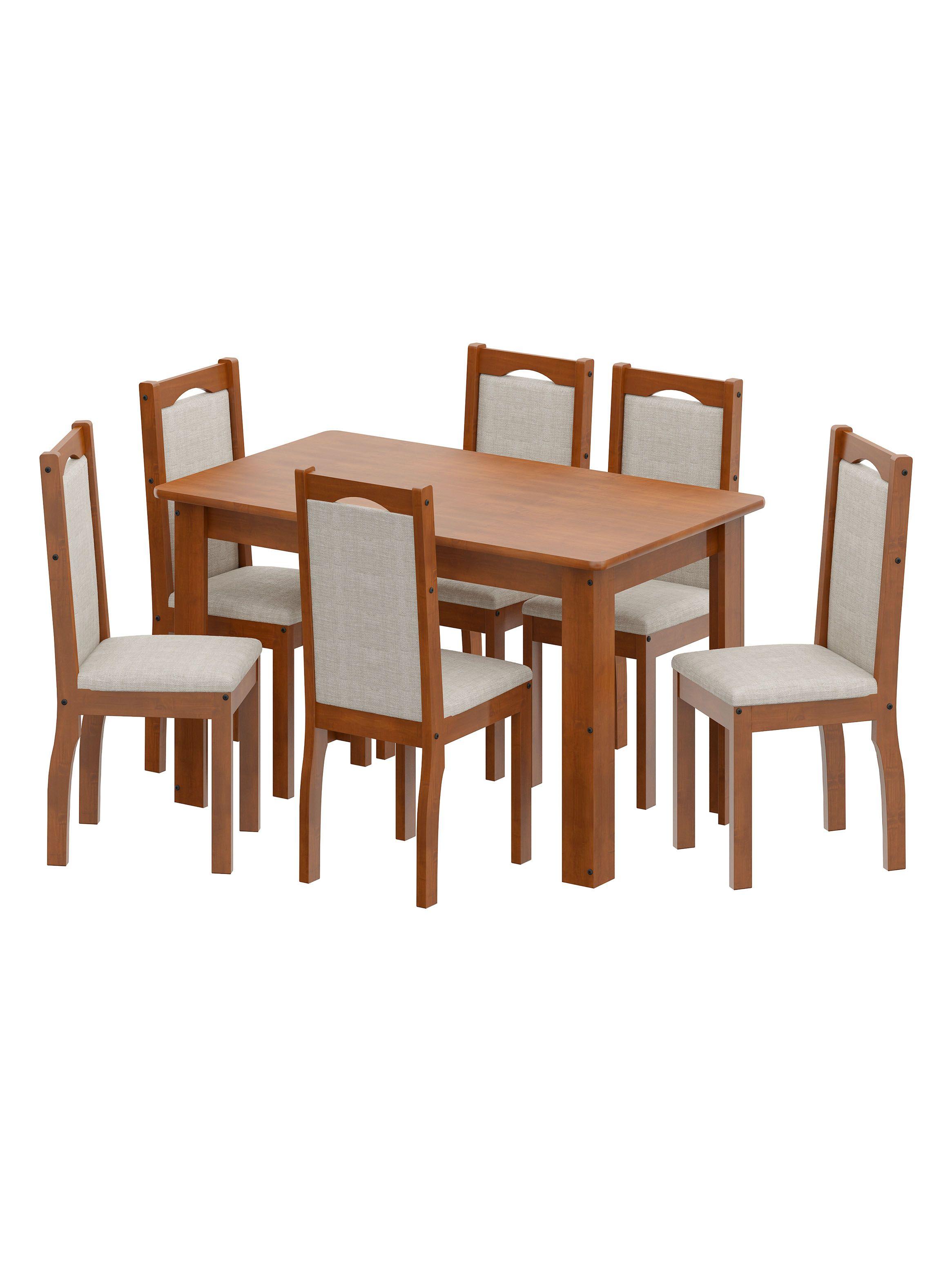 Juego de Comedor Madrid 6 Sillas-0