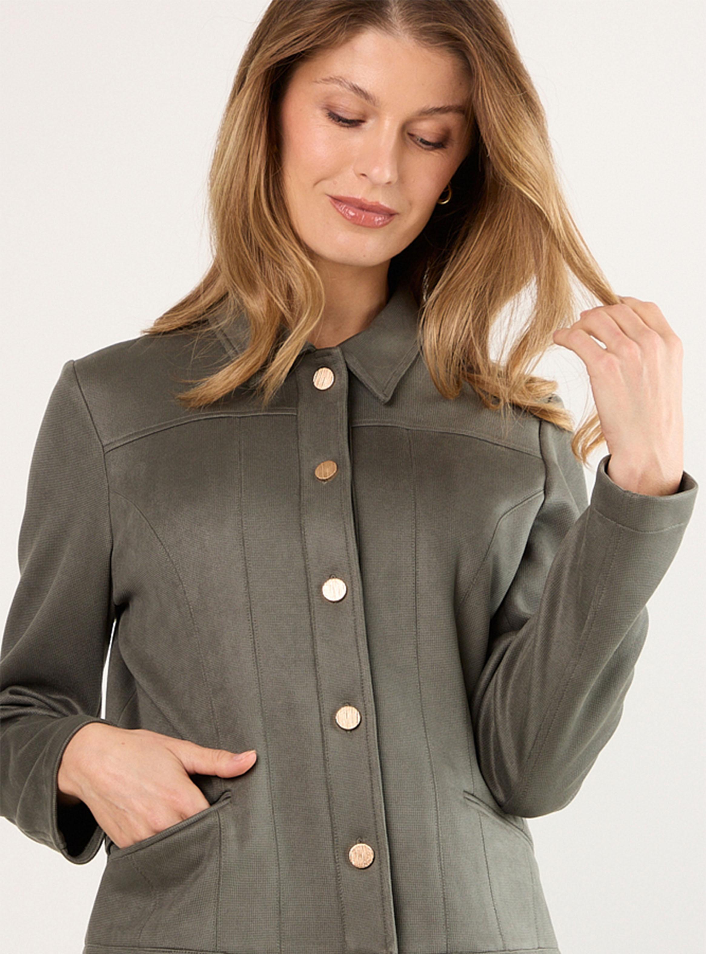 Chaqueta Manga Larga con Botones Regular-2