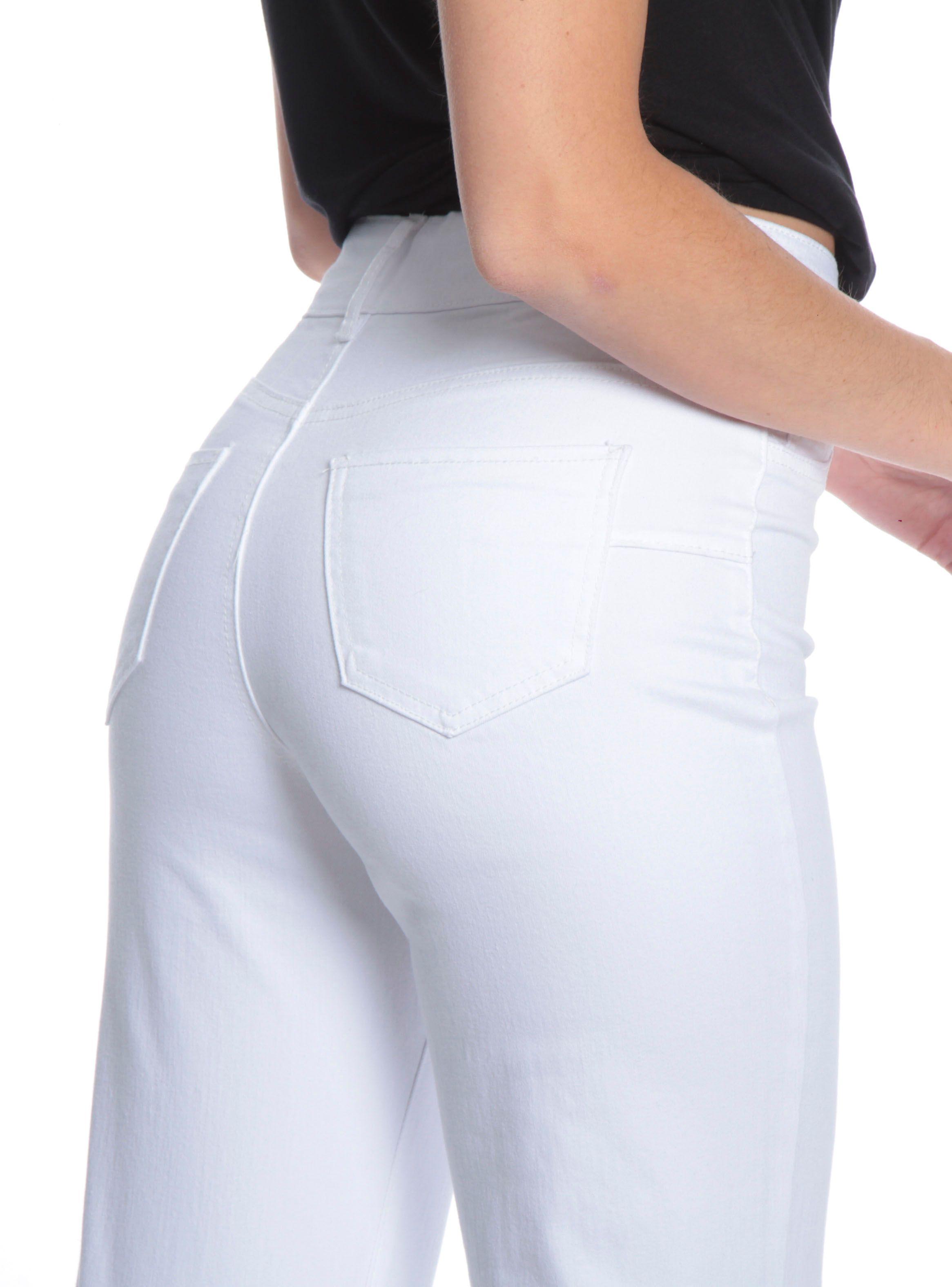 Jeans Wados Liso Palazzo Tiro Alto Wados-2