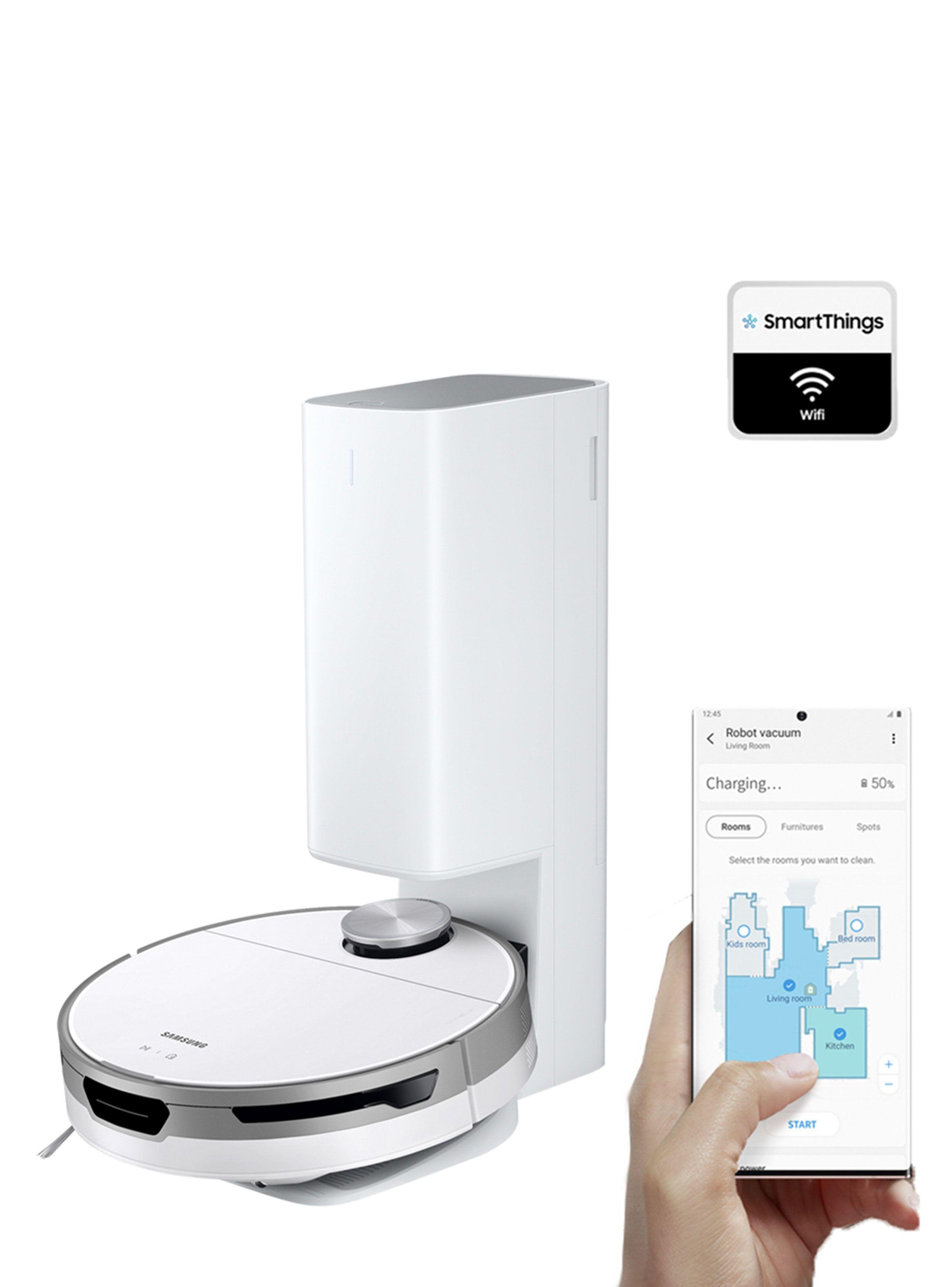 Aspiradora Robot JetBot+ con Sensor LiDar y Clean Station-3