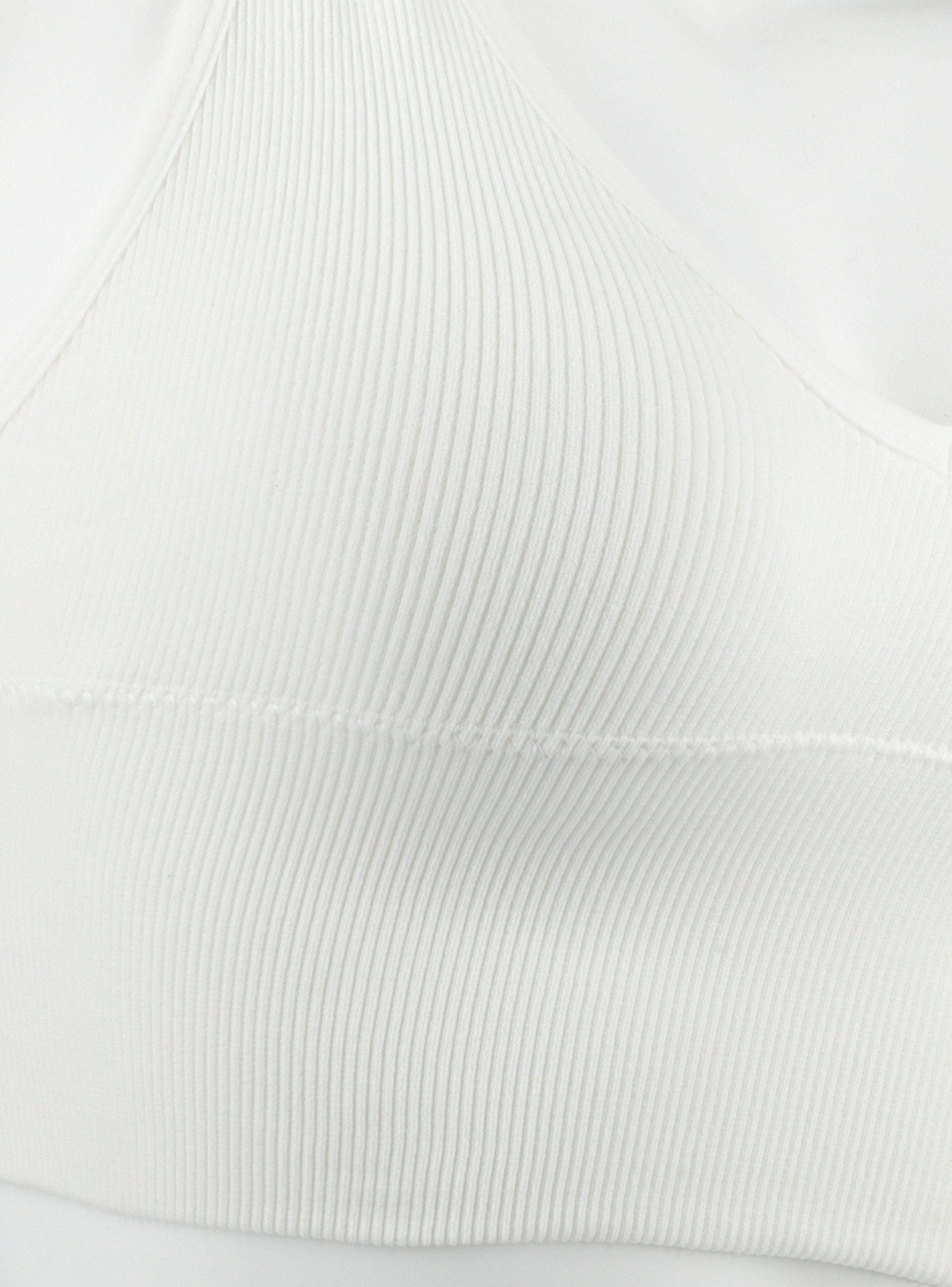 Bralette Top con Tirantes Finos Sólido-2