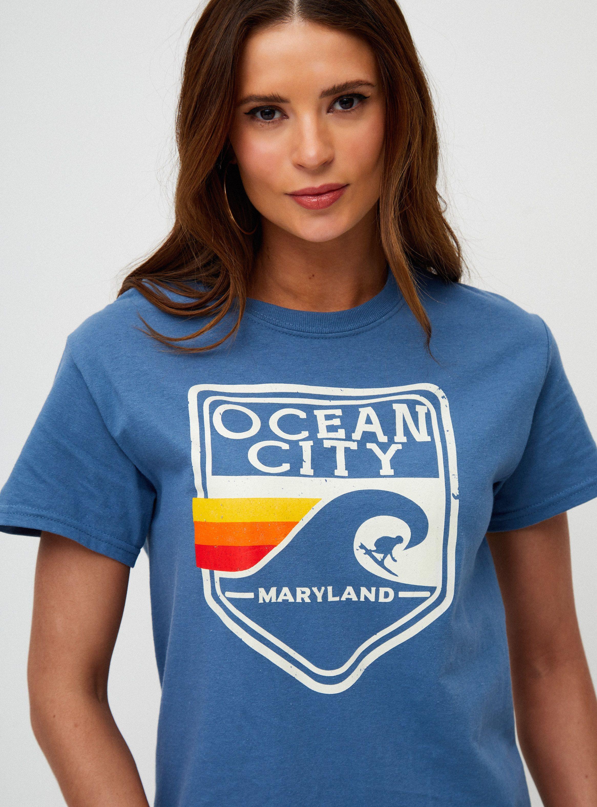 Polera Gildan Ocean City Talla S-2