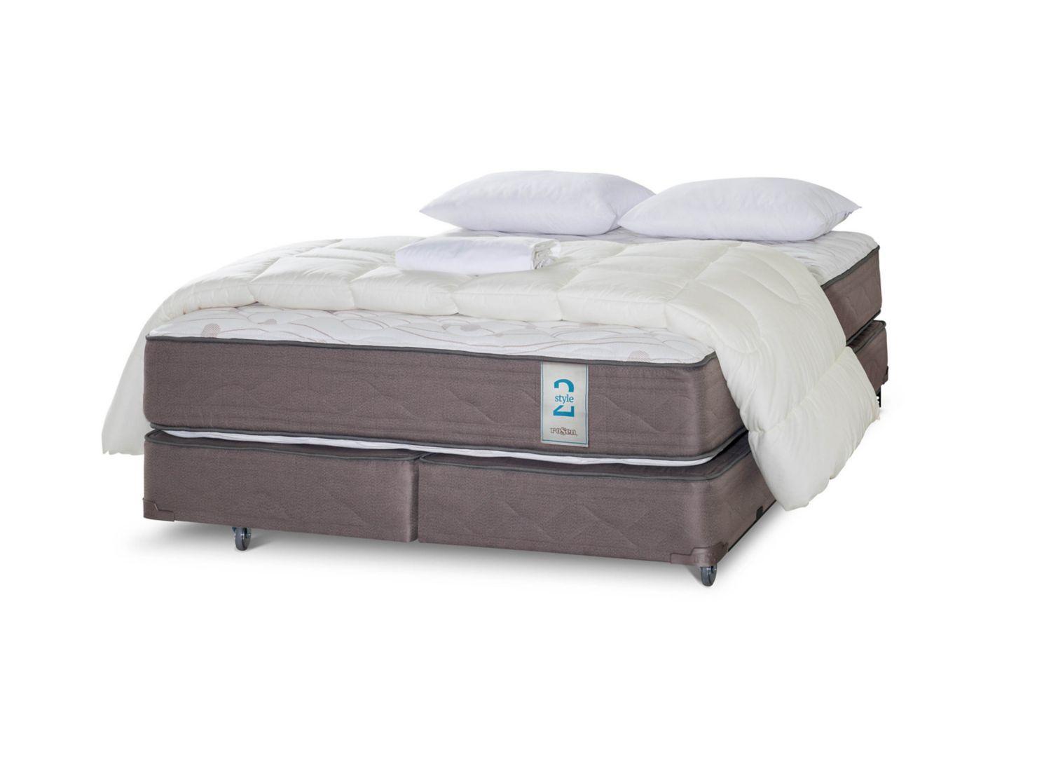 Box Spring New Style 2 King + Set Textil-0