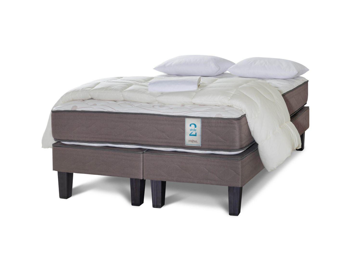 Cama Europea New Style 2 King + Set Textil-0