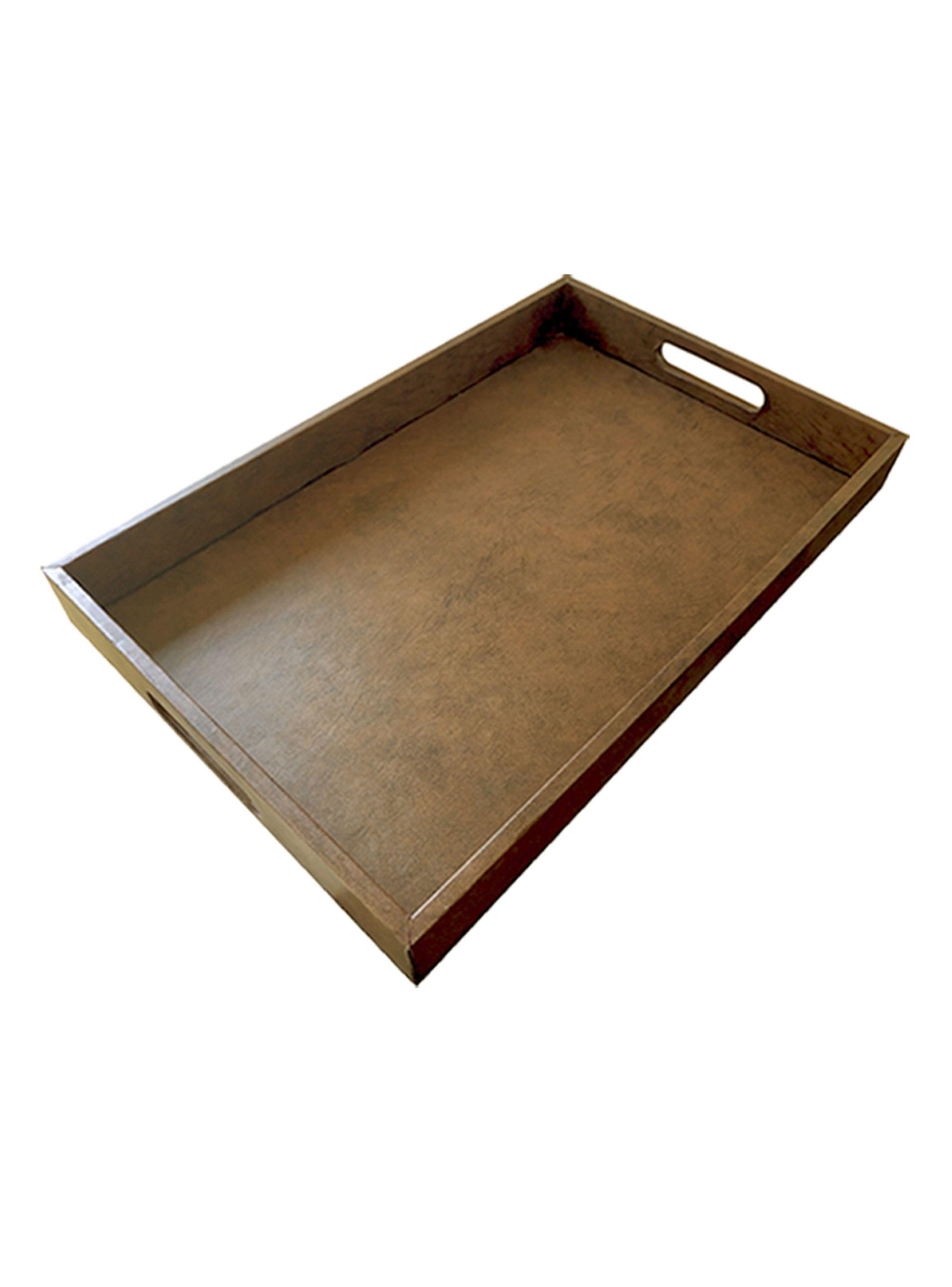 Set Attimo Bandeja + 6 Individuales + 6 Posa Vasos Habano-3