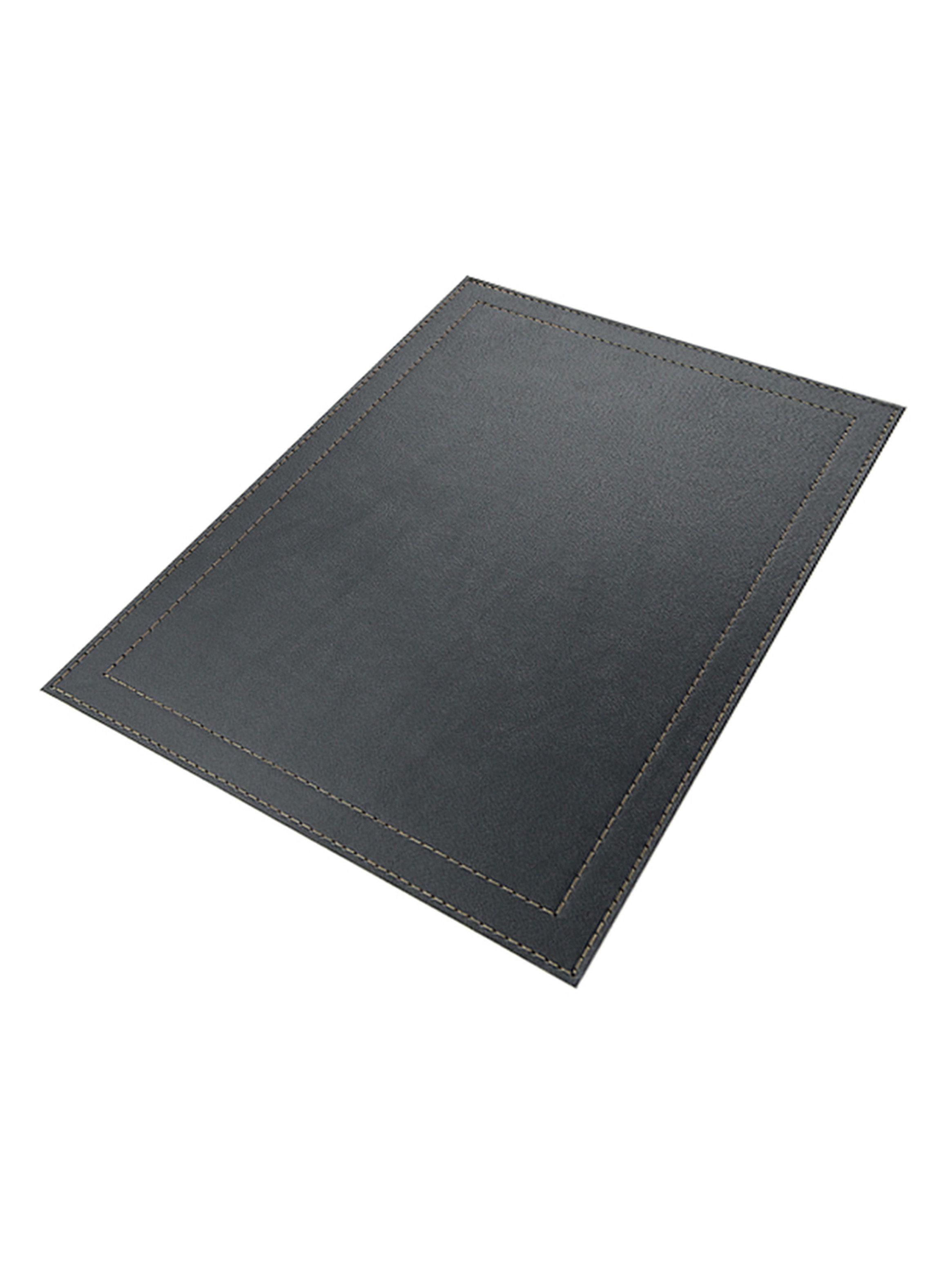 Set Attimo Bandeja + 6 Individuales + 6 Posa Vasos Negro-2