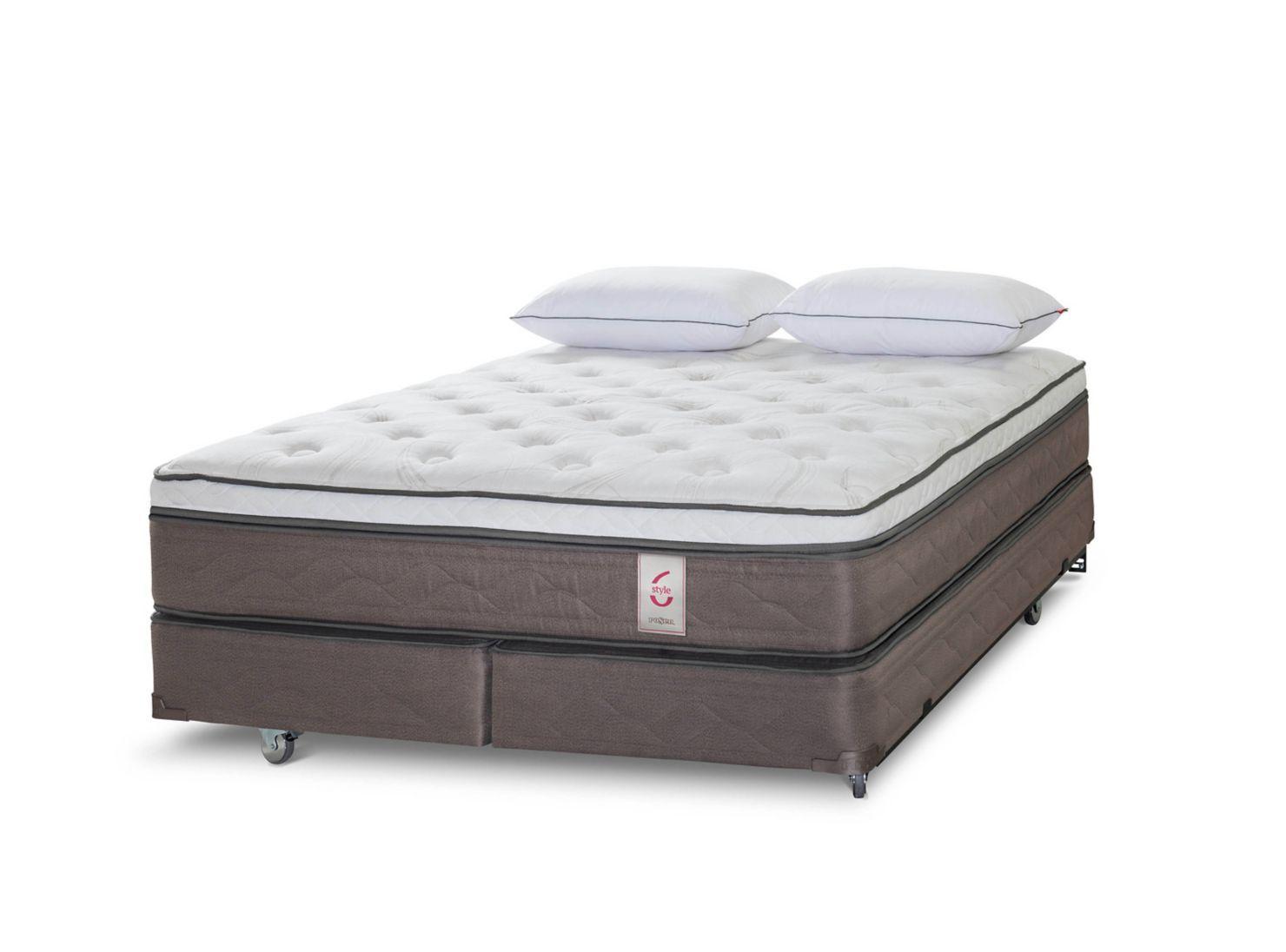 Box Spring New Style 6 King + 2 Almohadas Extra-0