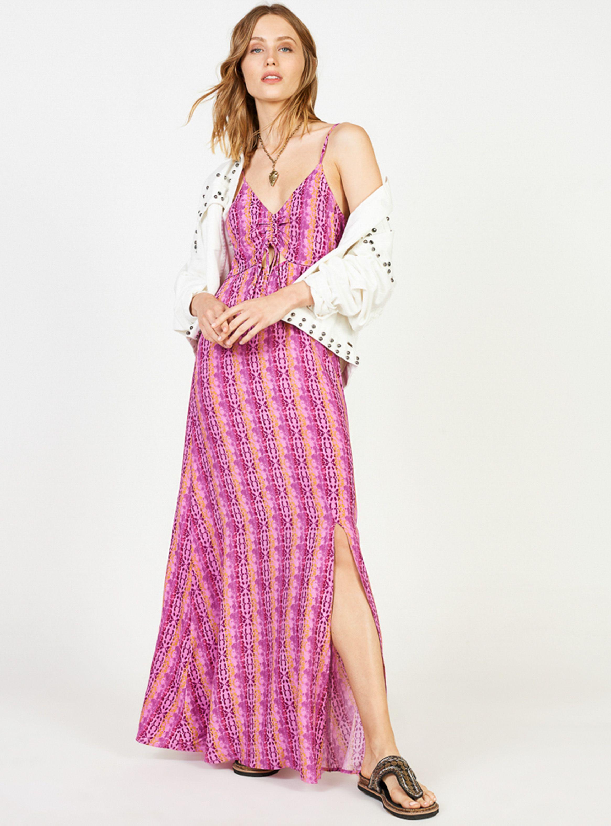 Vestido Largo Print Lombok Umbrale Be-0
