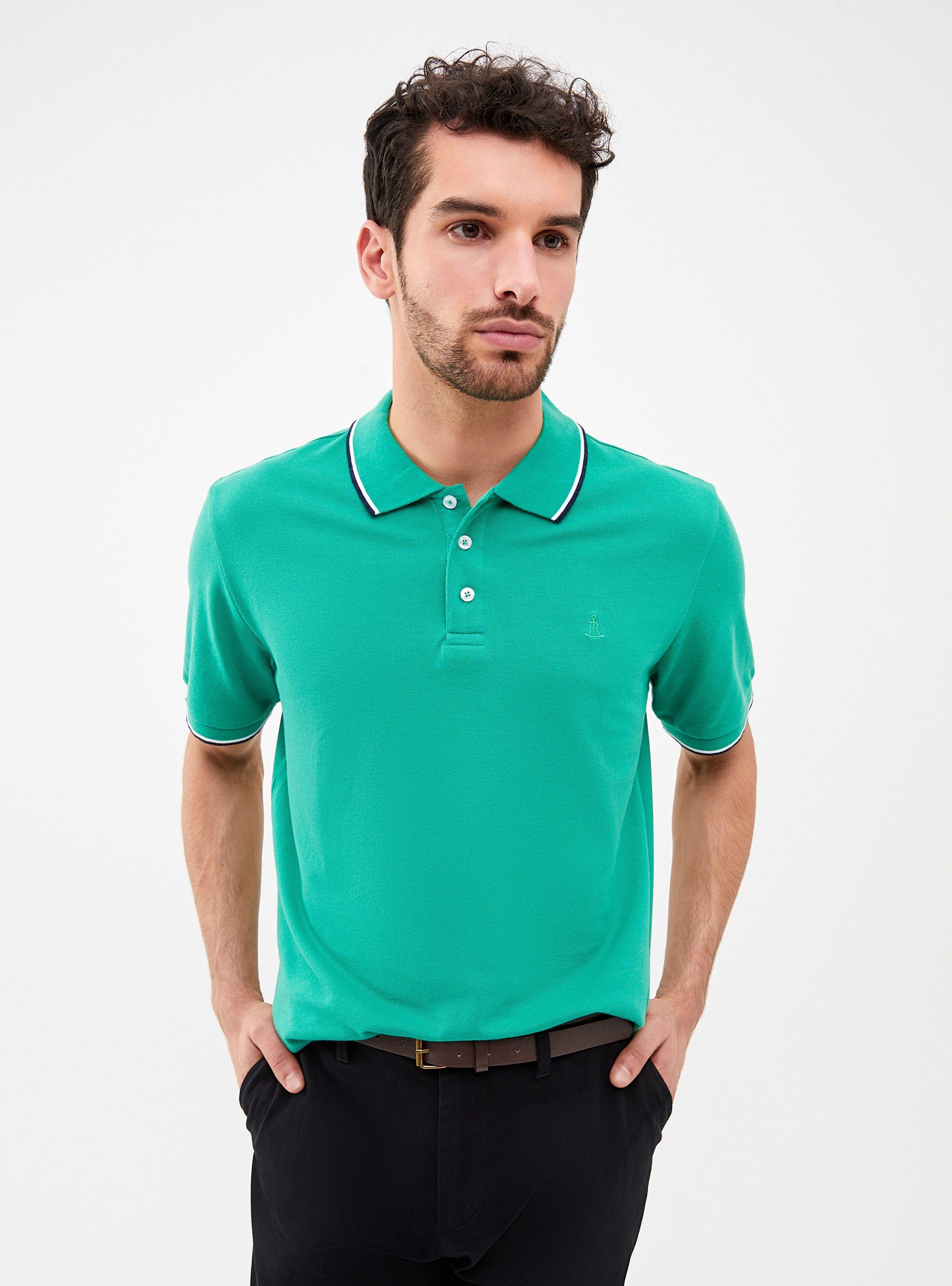 Polera Manga Corta Piqué L XL XXL Rainforest-0