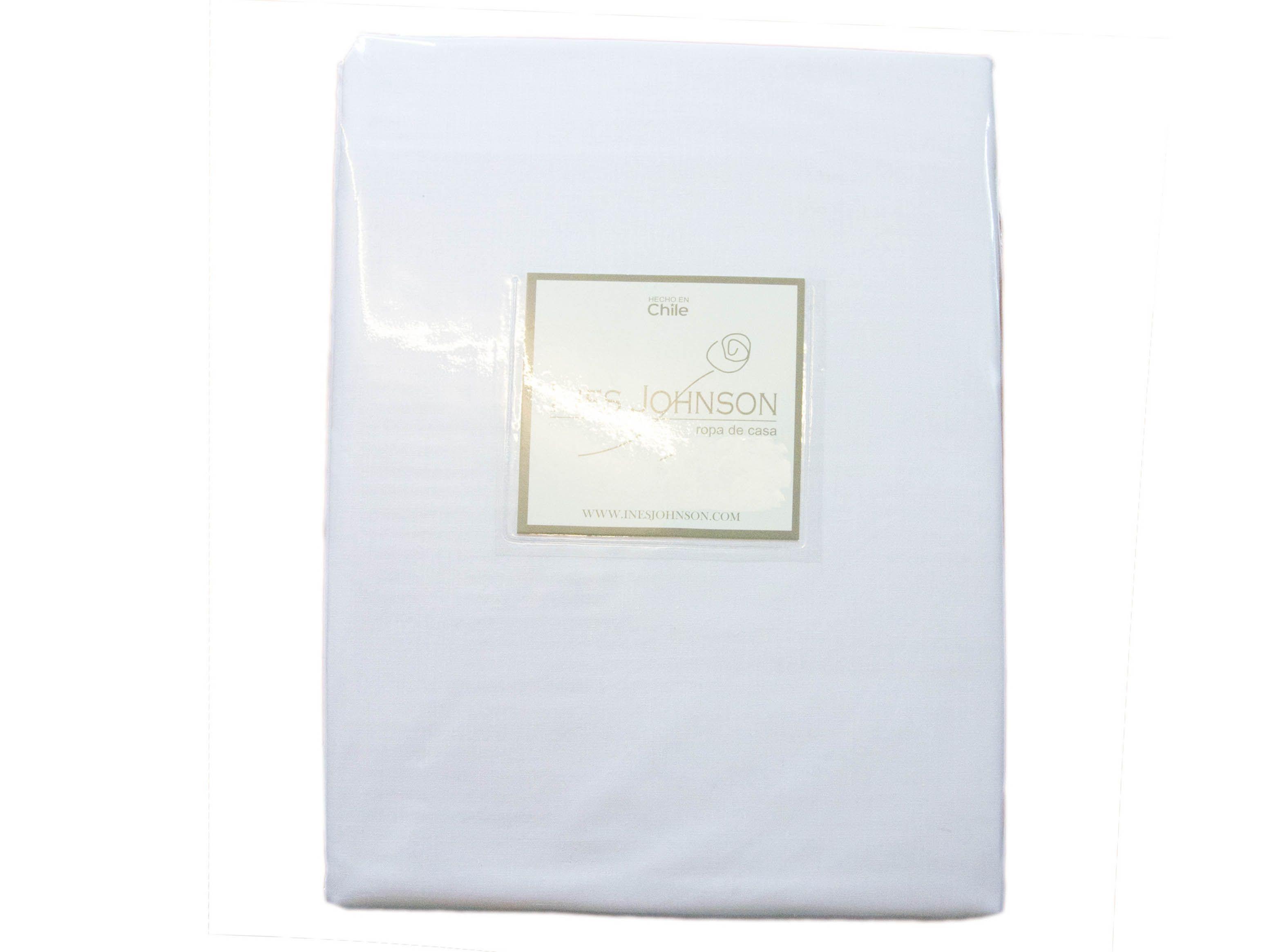 Sábana Ines Johnson Bajera 2 Plazas Americana Blanca-0