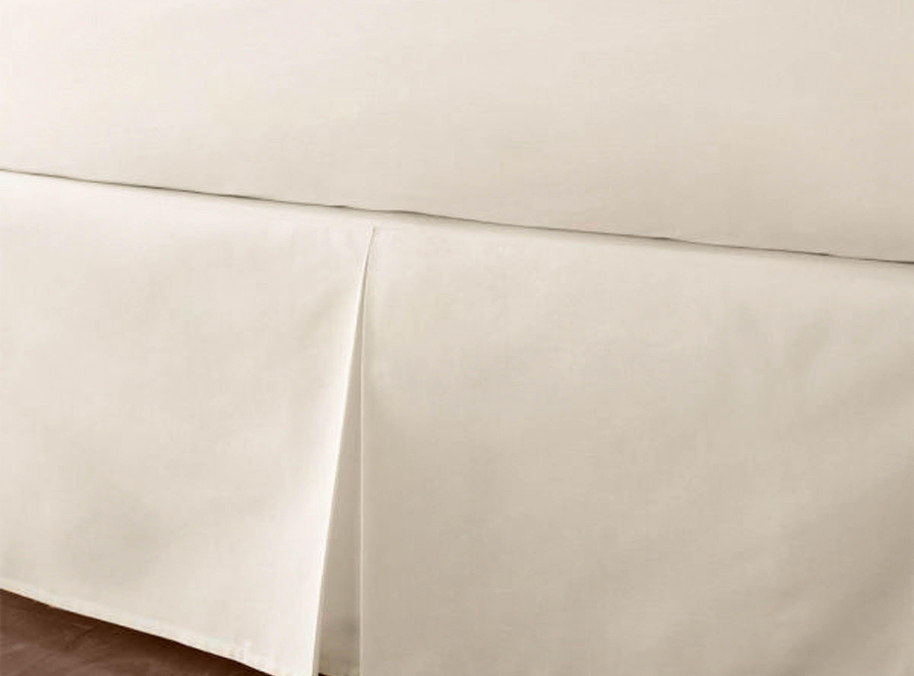 Faldón Ines Johnson King 144 Hilos Liso Crudo-2