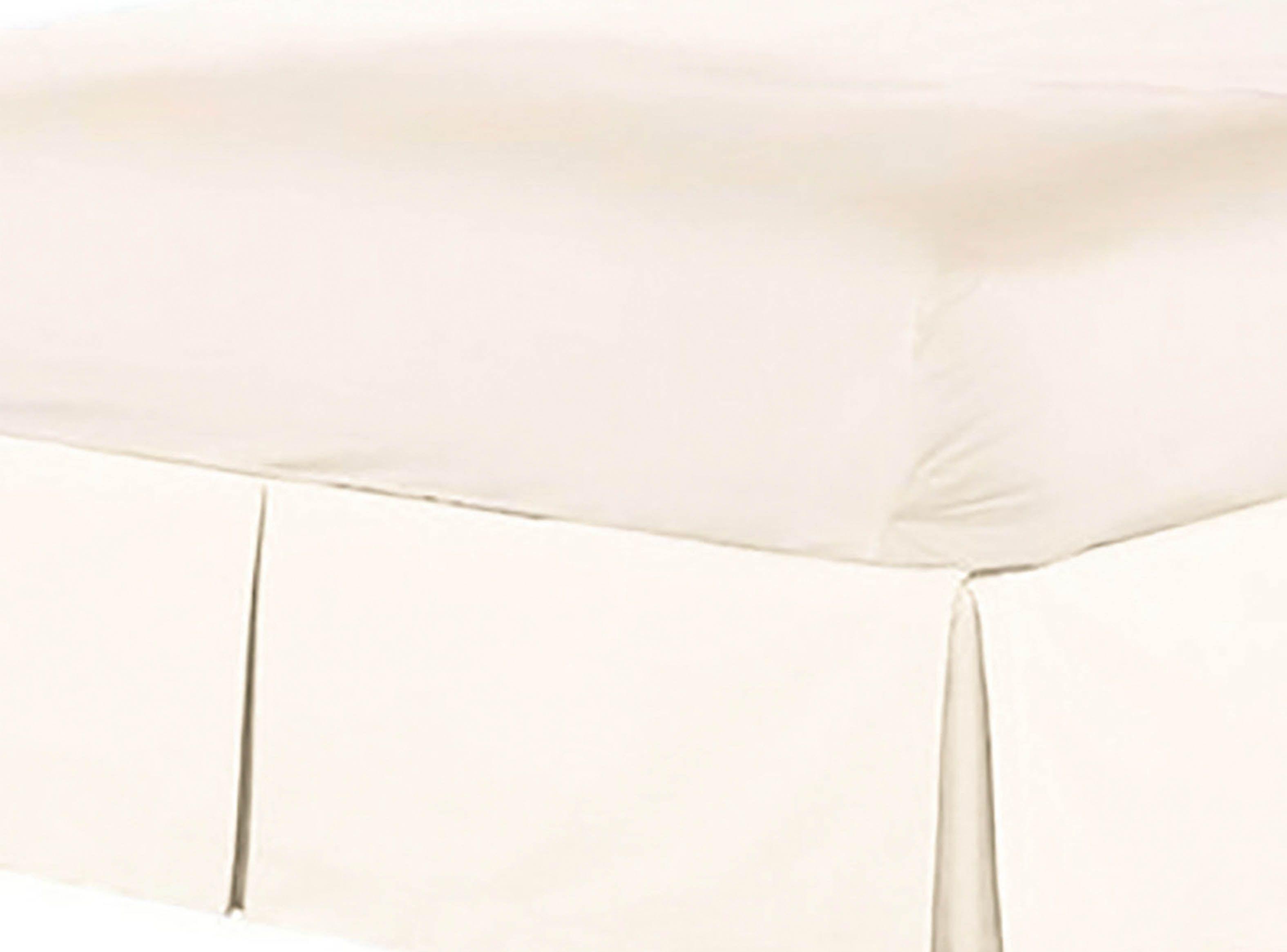 Faldón Ines Johnson King 144 Hilos Liso Crudo-0