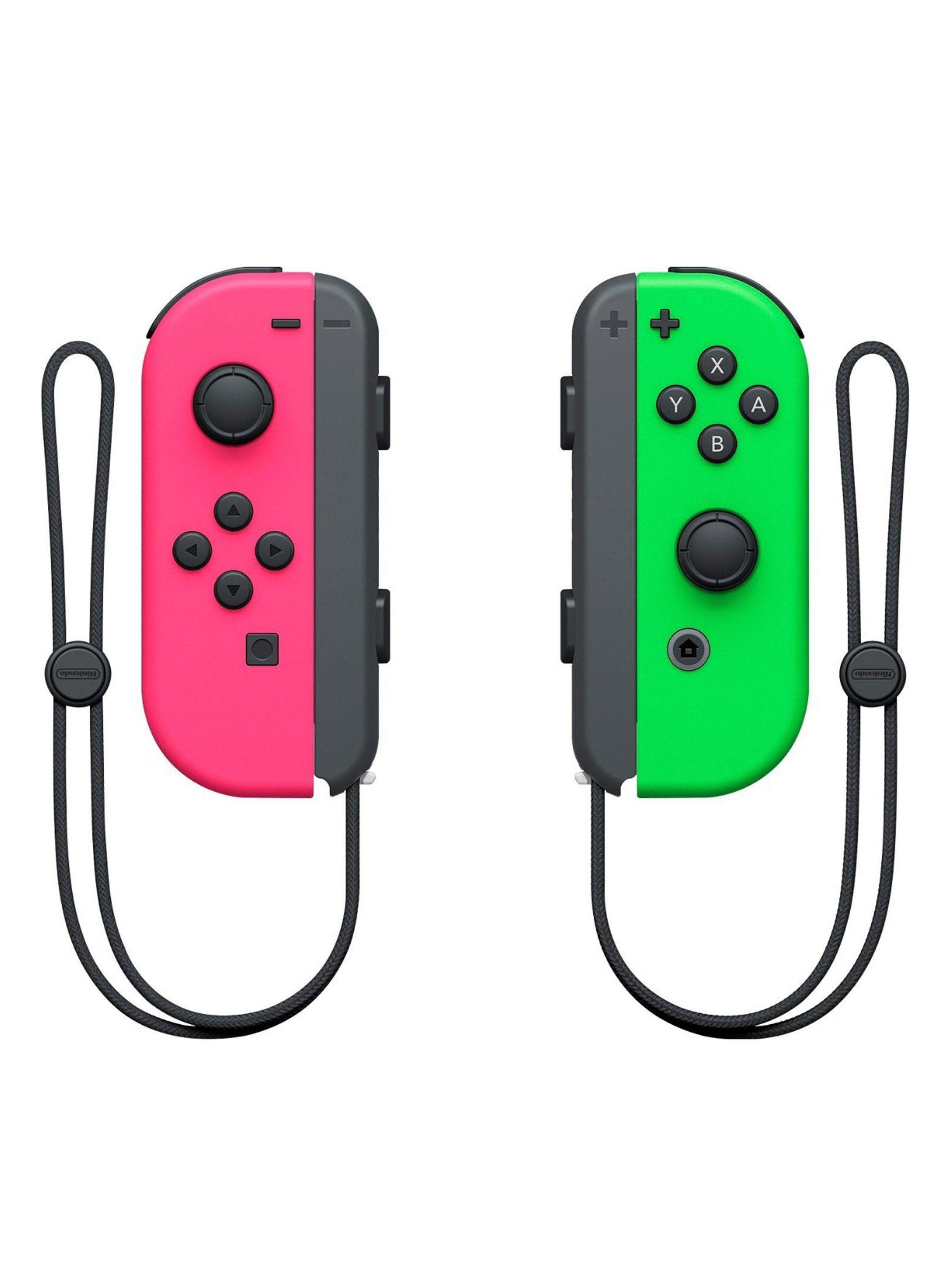 Control Nintendo Switch Joy-Con Controller Pair Rosado y Verde-2