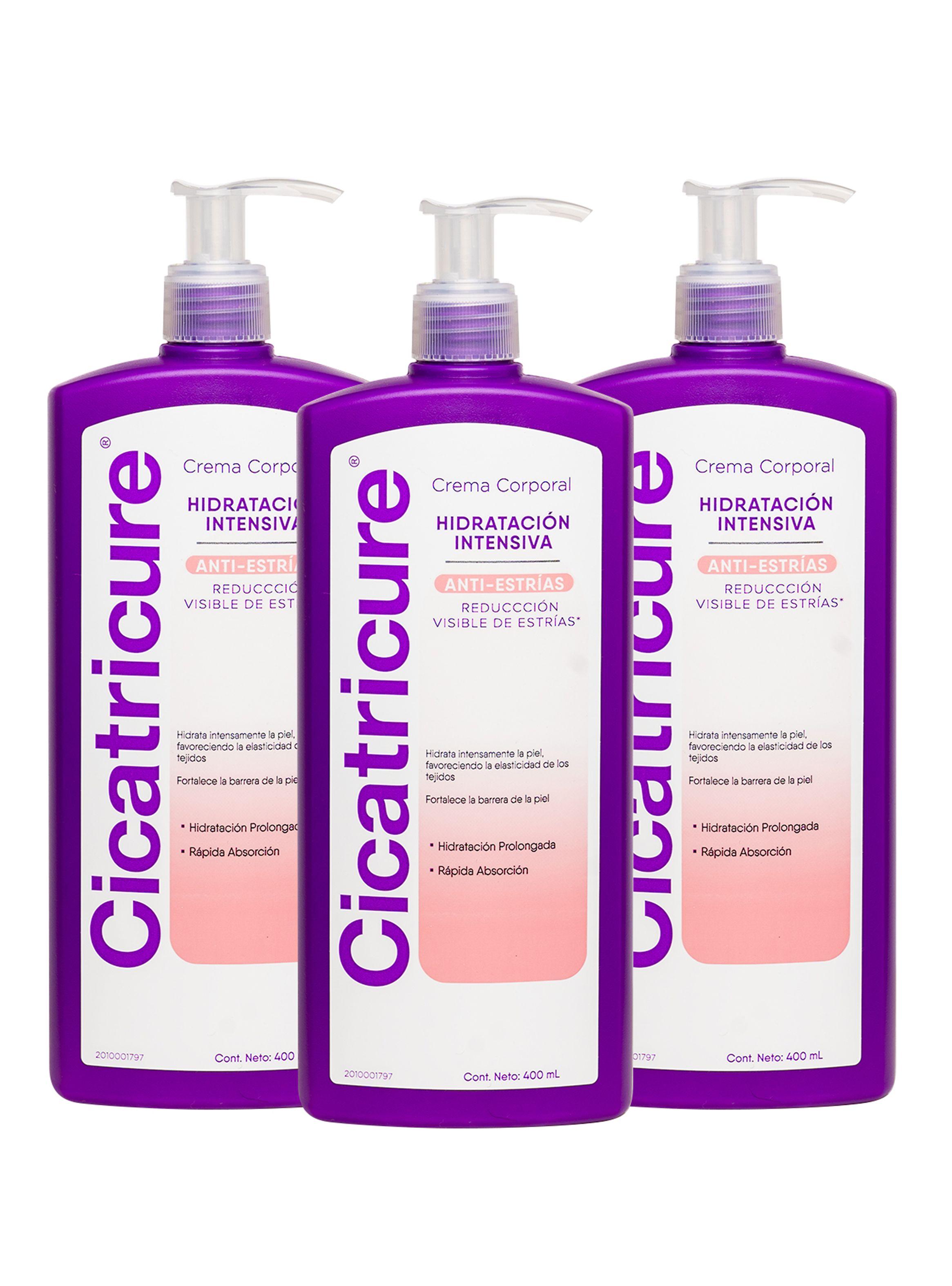 Pack Cicatricure 3 Cremas Antiestrias de 400 ml-0