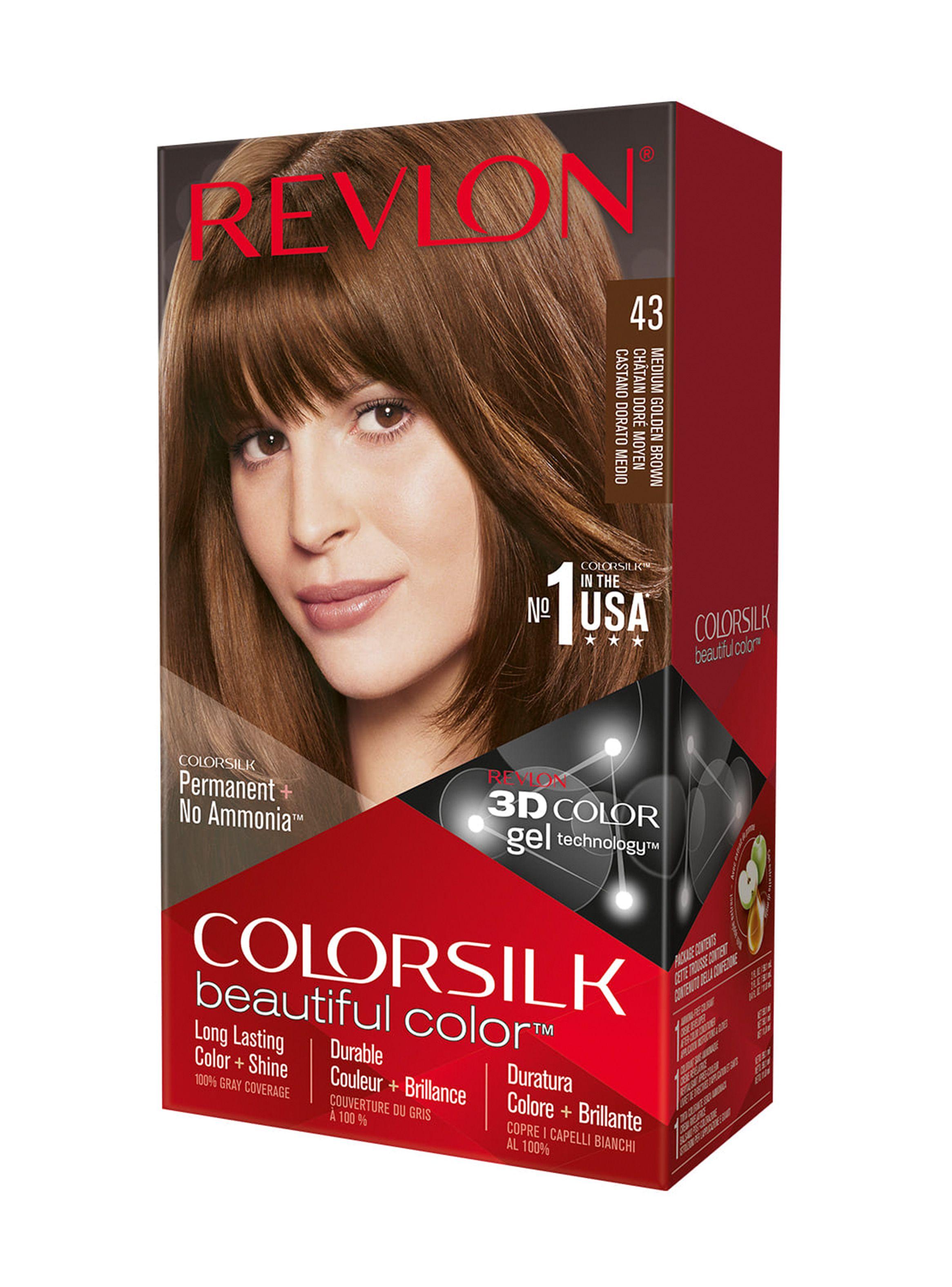 Tintura Cabello Dorado Medio 43 Revlon Colorsilk-0