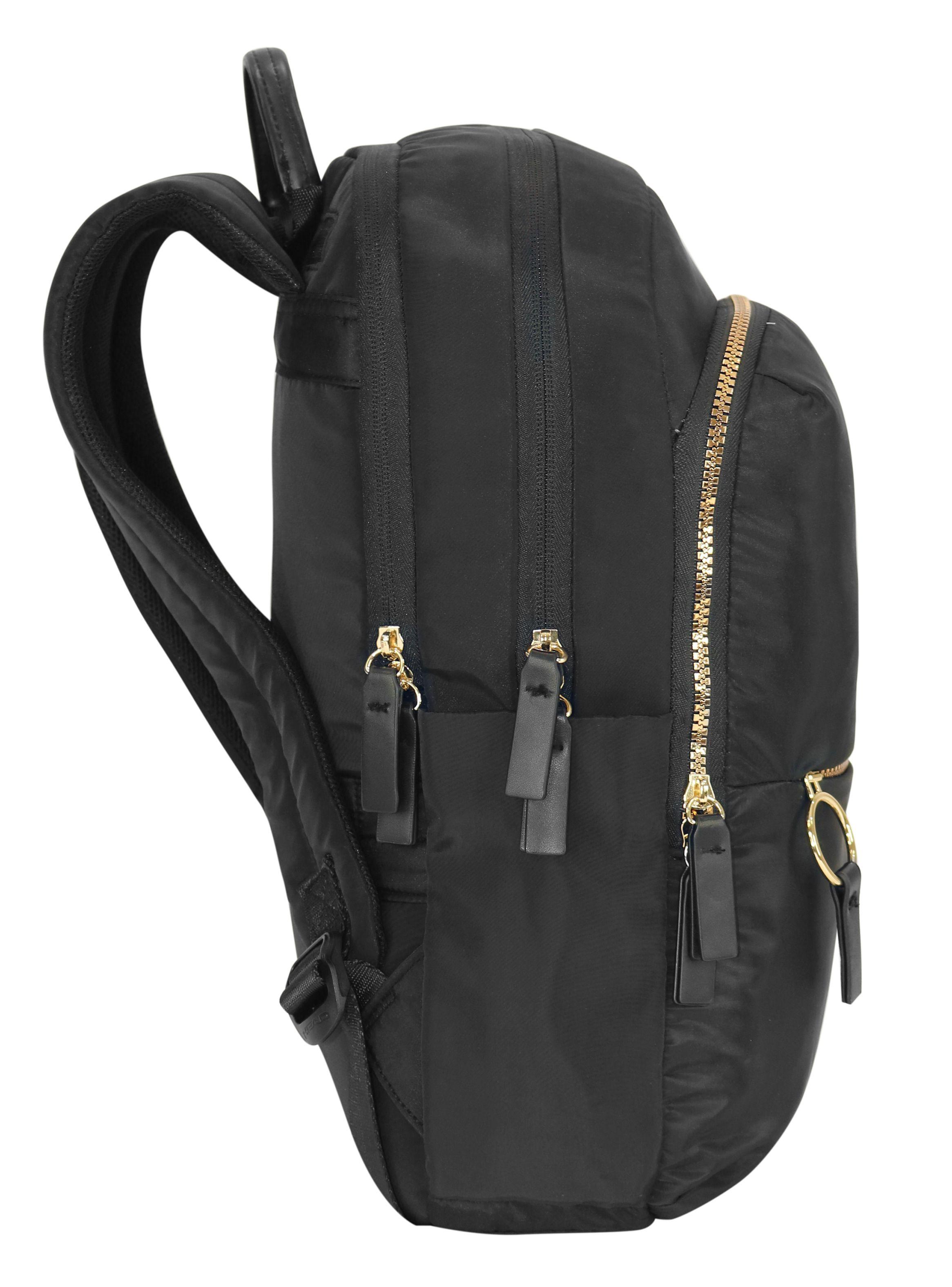 Mochila Notebook Boogy Negro Gold-2