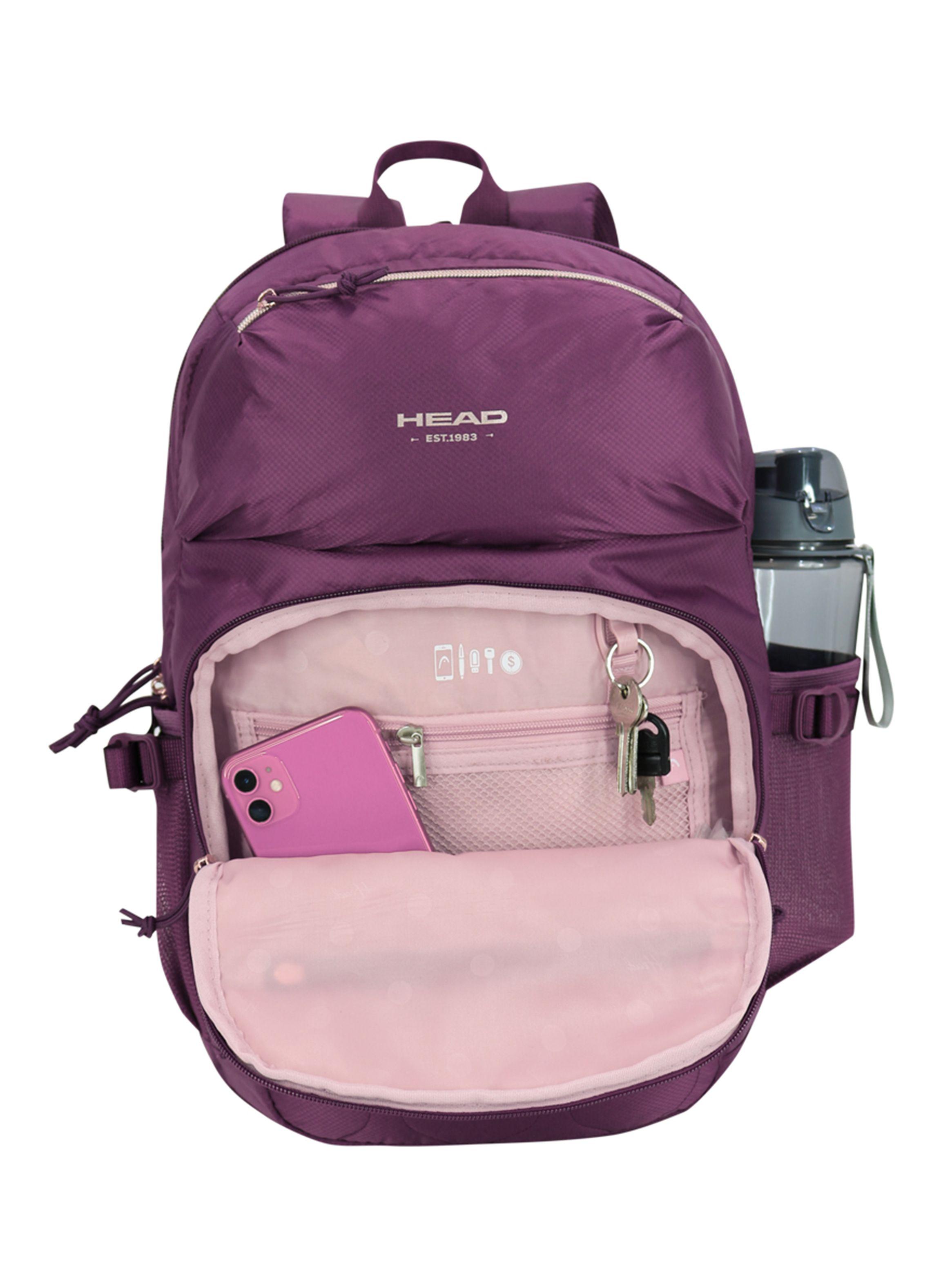 Mochila Notebook Eternity Negro Morado-2